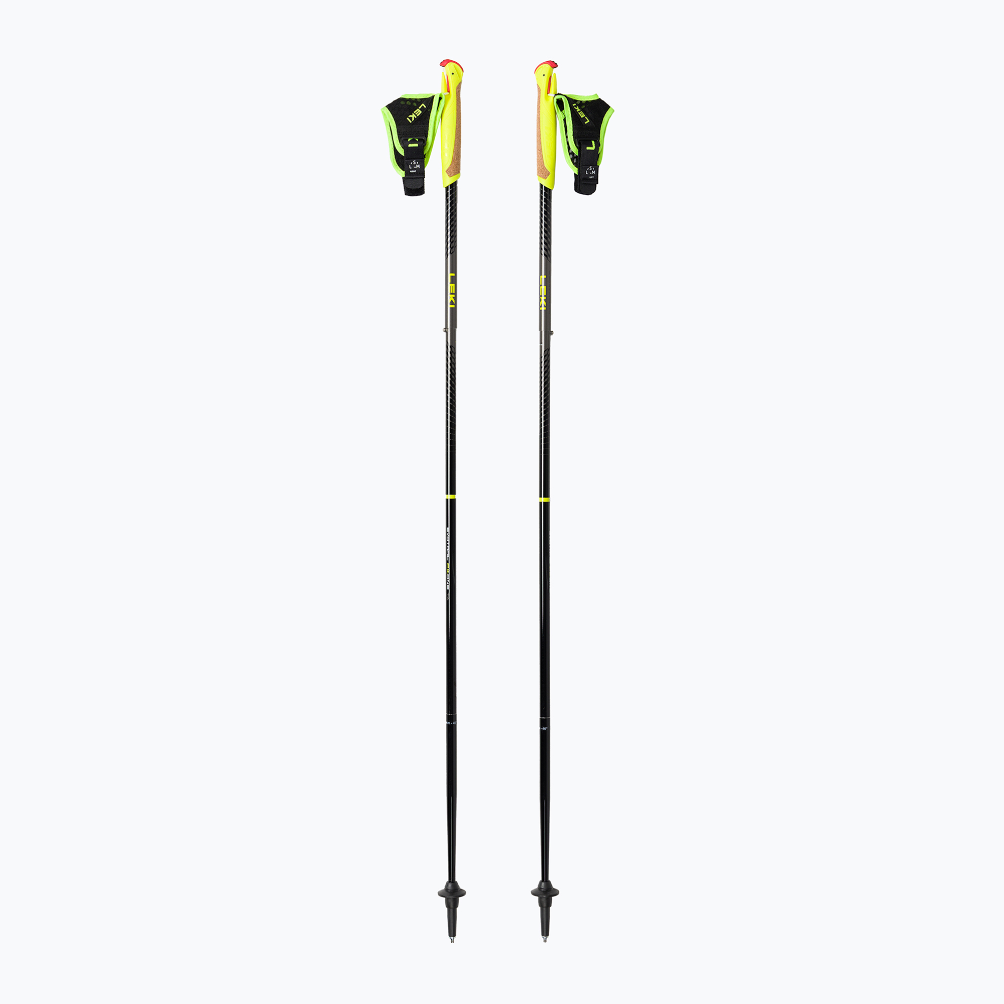 LEKI Evotrail FX.One TA bastoni da sci di fondo nero 65225751110 (120 cm) (Evotrail FX.One TA 65225751130)