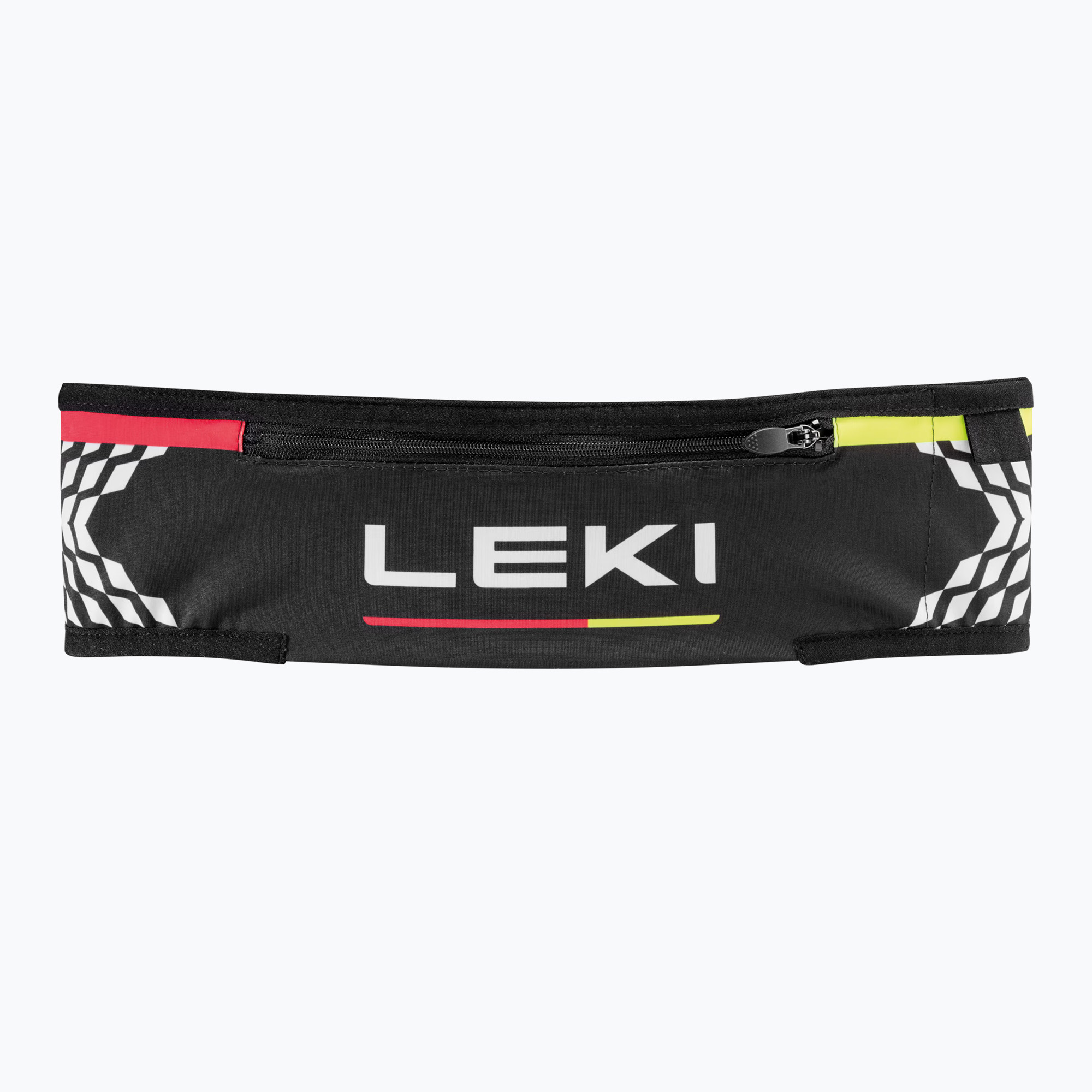 LEKI Cintura con bastoni da trail running nero/bianco (S-M) (Trail Running Pole Belt 368322002)