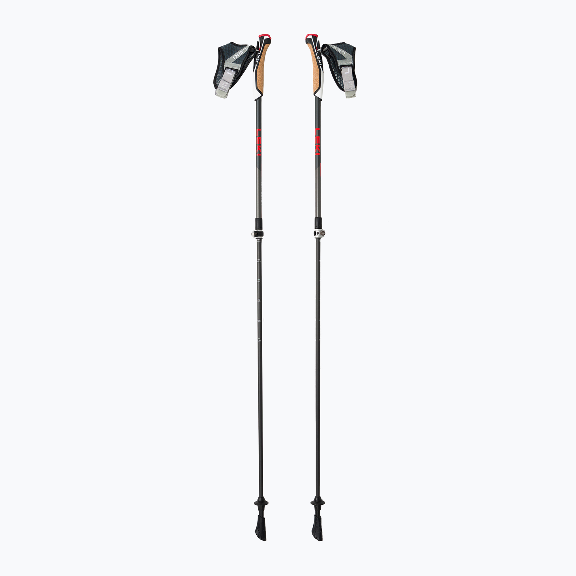 Bastoncini da nordic walking LEKI Instructor Lite nero e argento 65326341 (100-125 cm) (Instructor Lite 65326341)