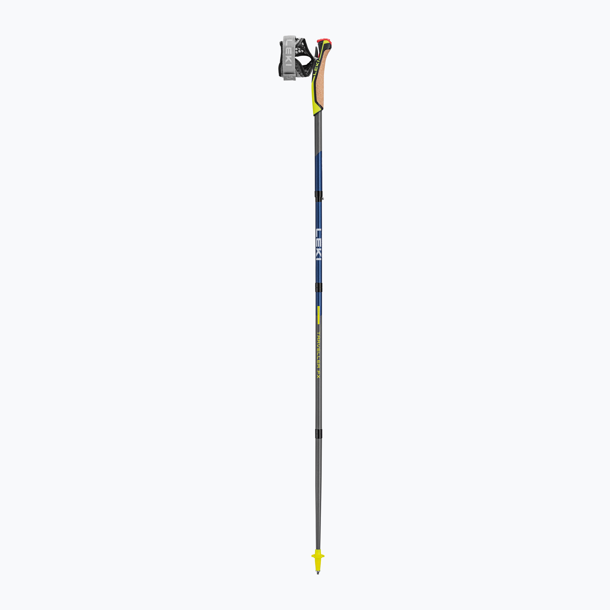 LEKI Traveller FX.One Carbon bastoncini da nordic walking blu navy e argento 65325821110