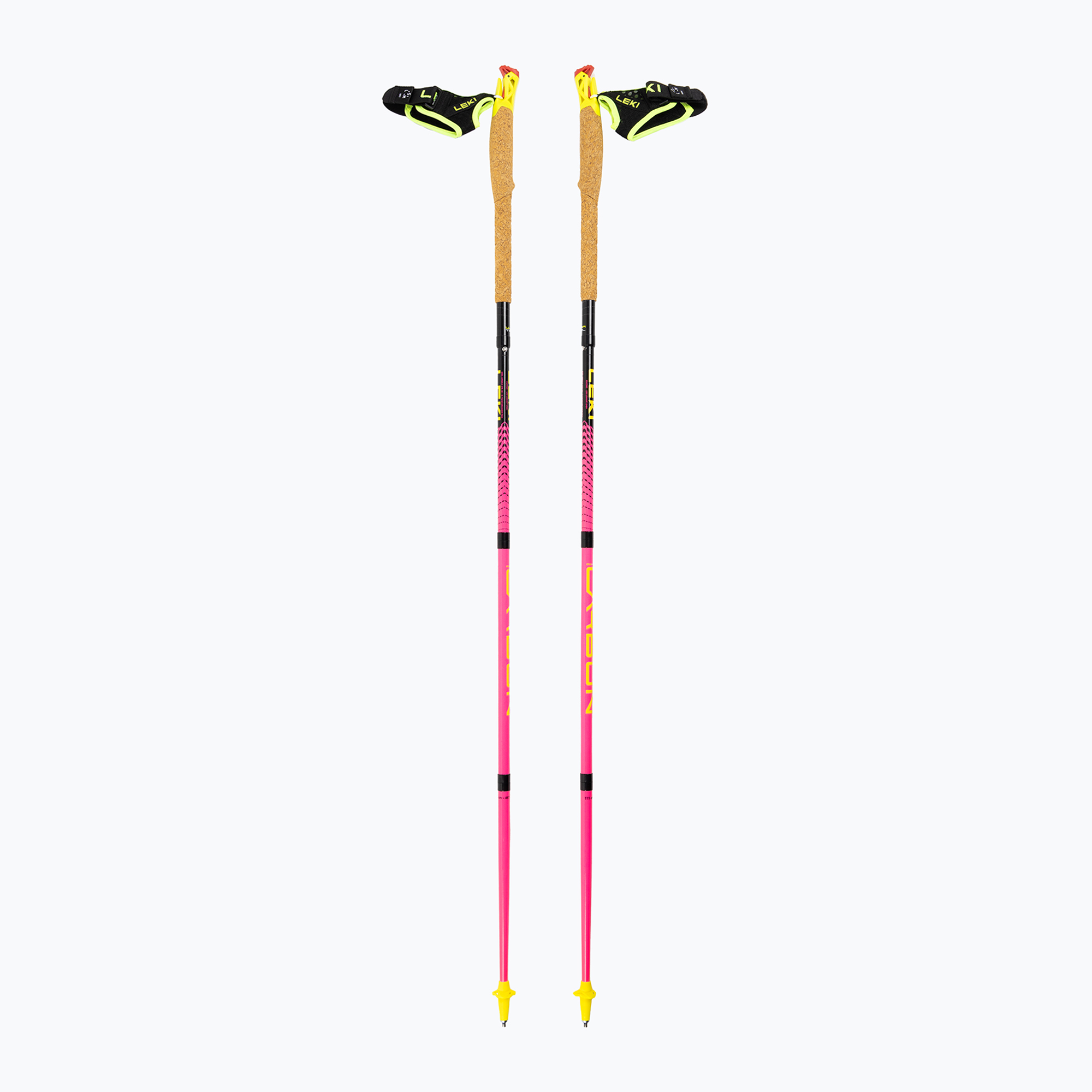 Leki Ultratrail FX.One bastoncini da corsa neonpink/neonyellow/naturalcarbon (120 cm) (Ultratrail FX.One 65225852125)