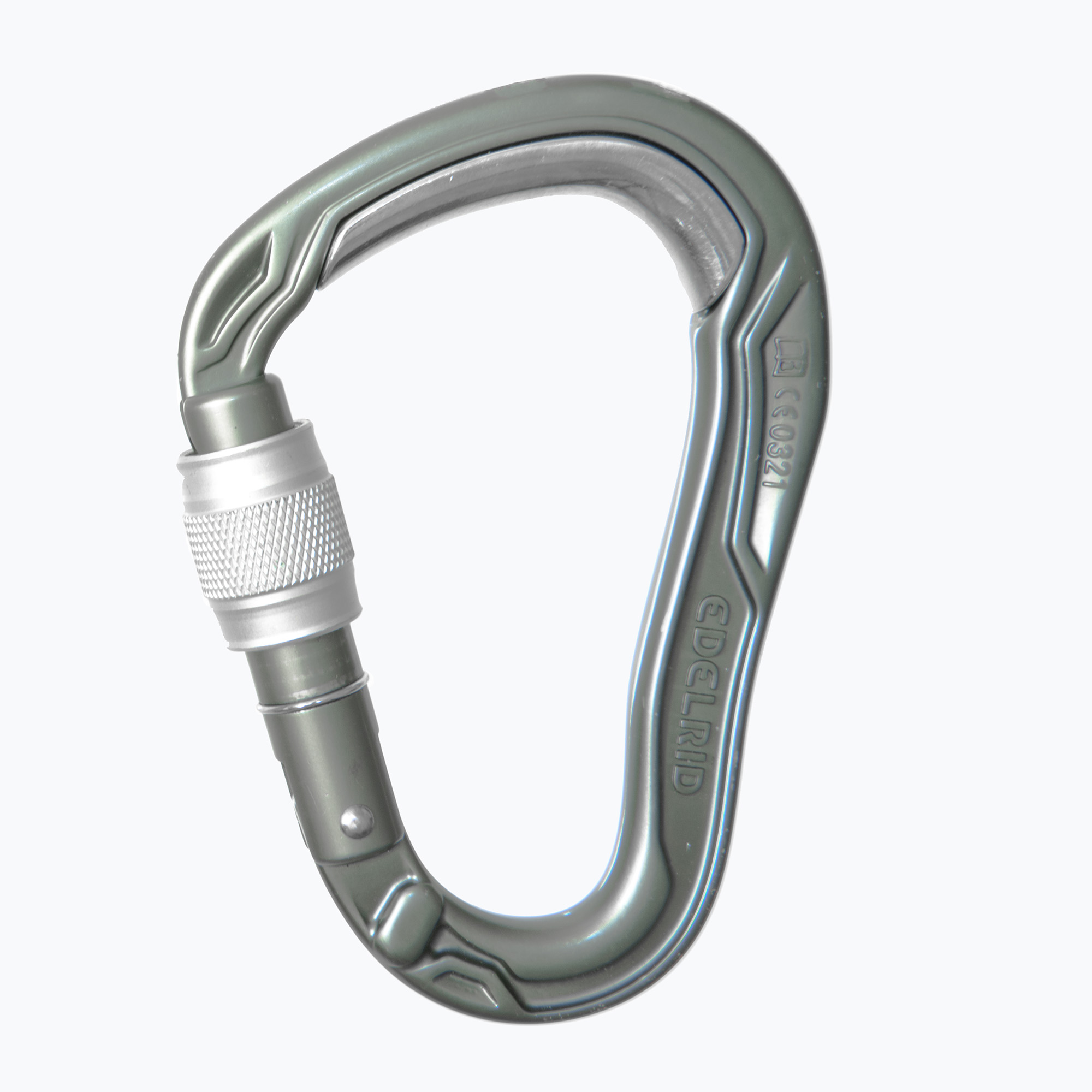 EDELRID HMS Moschettone a vite antiproiettile salte (Bulletproof Screw 738120006630)
