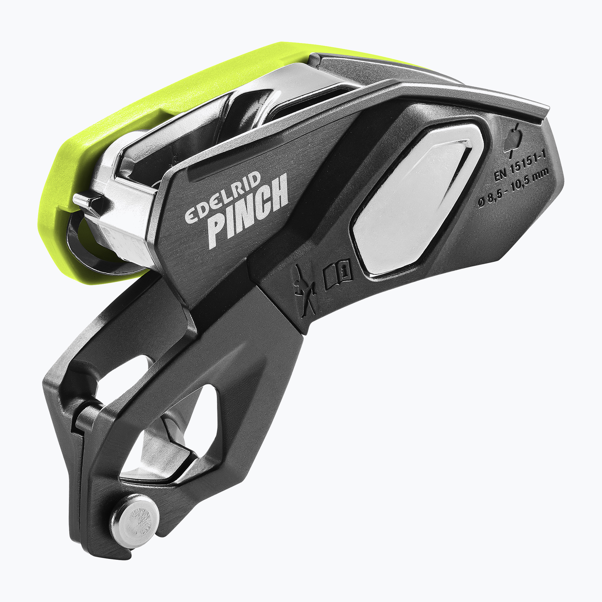 Dispositivo di assicurazione EDELRID Pinch antracite/oasi (Pinch 738380008150)