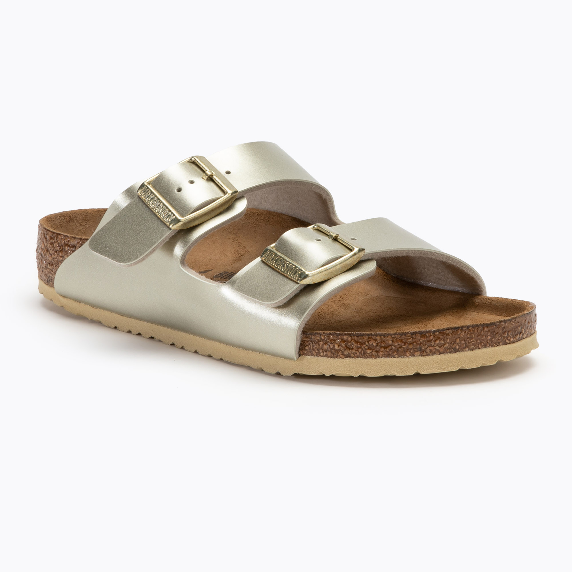 BIRKENSTOCK Arizona BF Narrow Ciabatte oro metallizzato elettrico (34 EU) (Arizona BF Narrow 1014841)