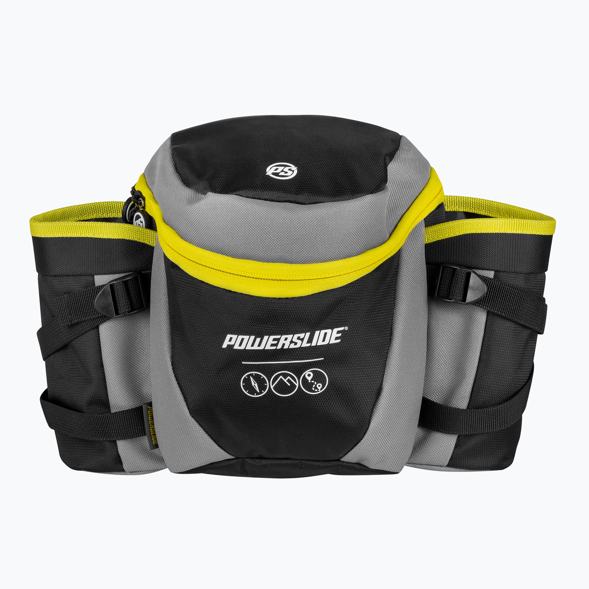 Marsupio Powerslide Nordic Hip 2,5 l grigio/giallo