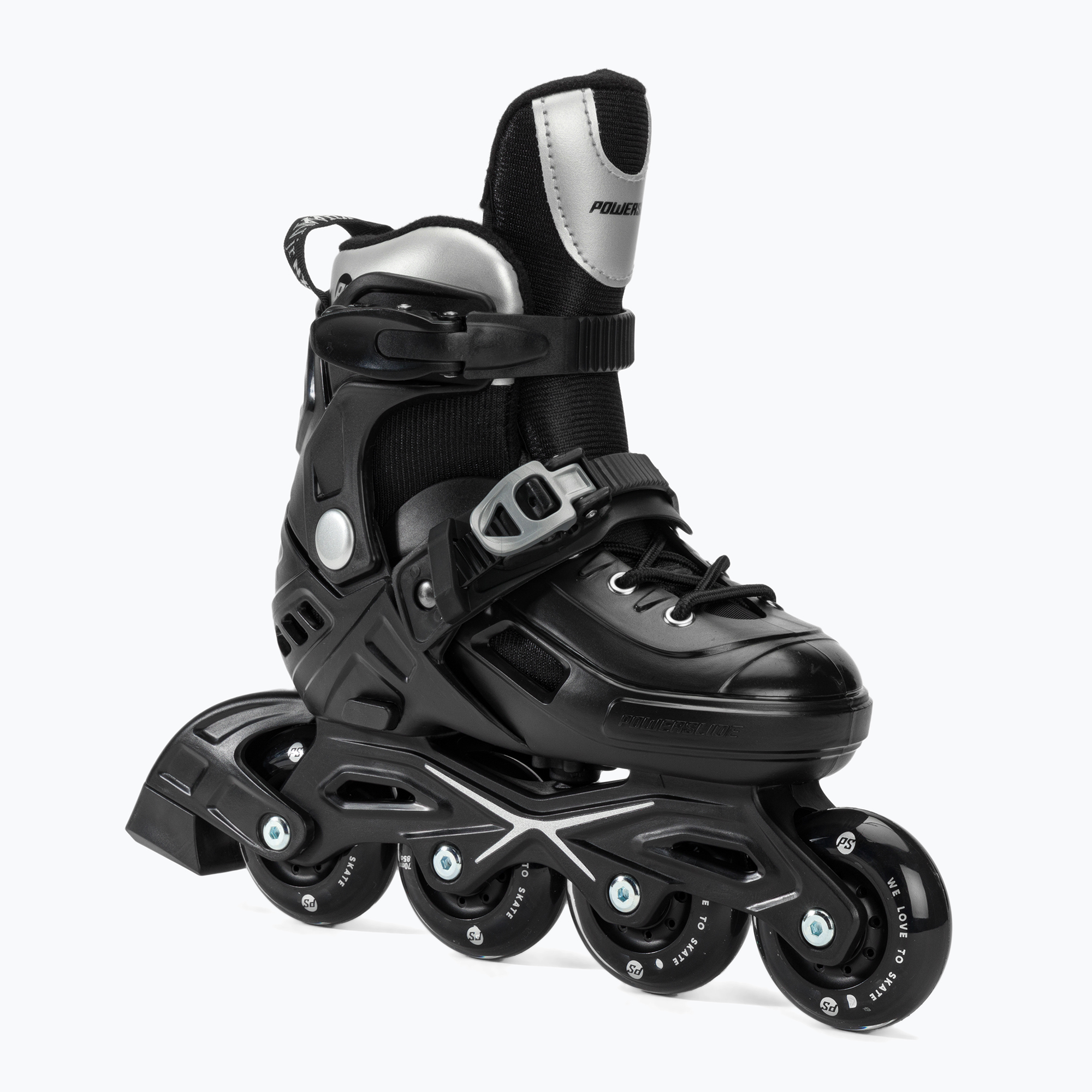Pattini a rotelle per bambini Powerslide Khaan NXT nero (27-30 EU) (Khaan NXT Jr 940692)