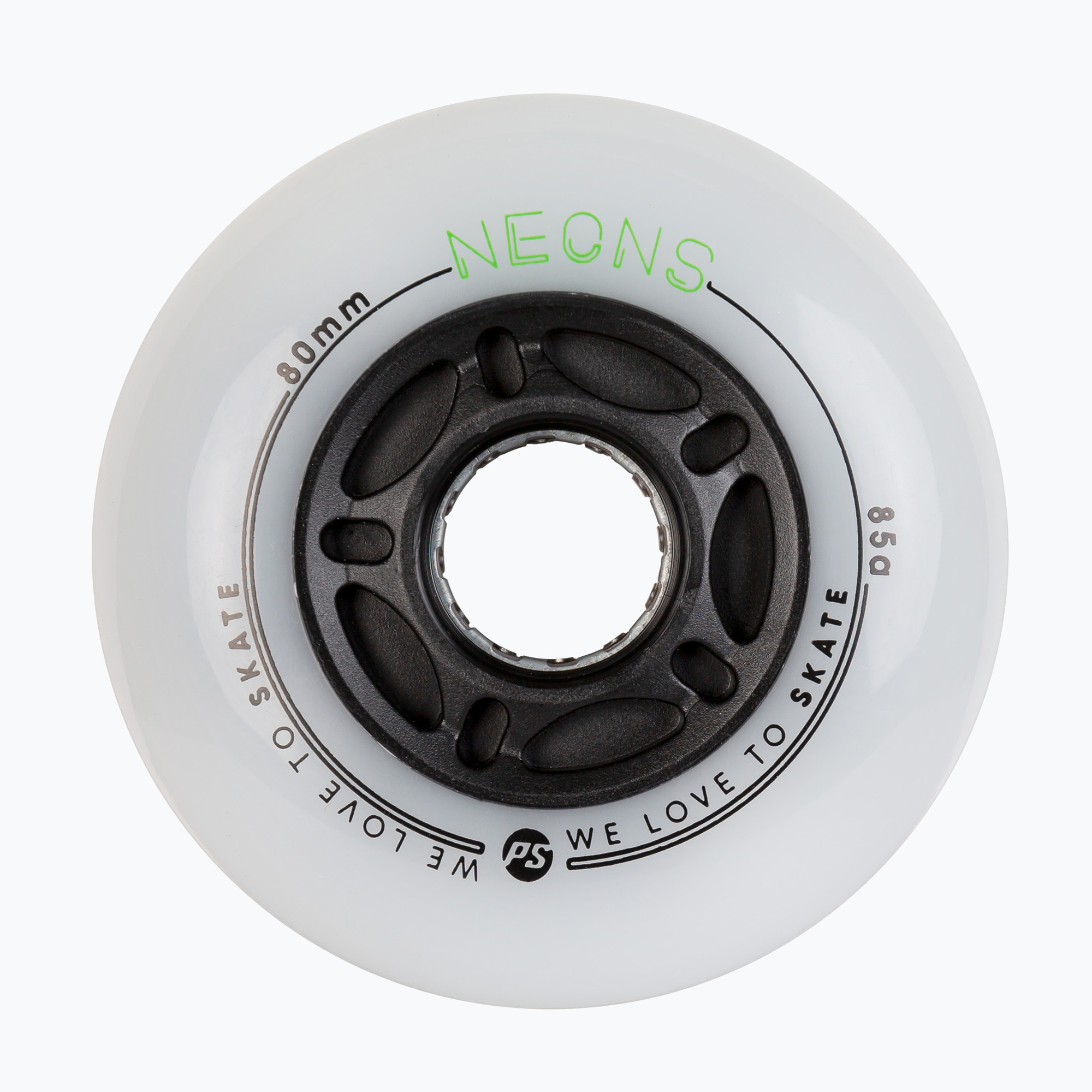 Powerslide Neons 80 mm/85A ruote rollerblade 4 pezzi verde. (80 mm / 85A) (Neons 4-pack 905421)