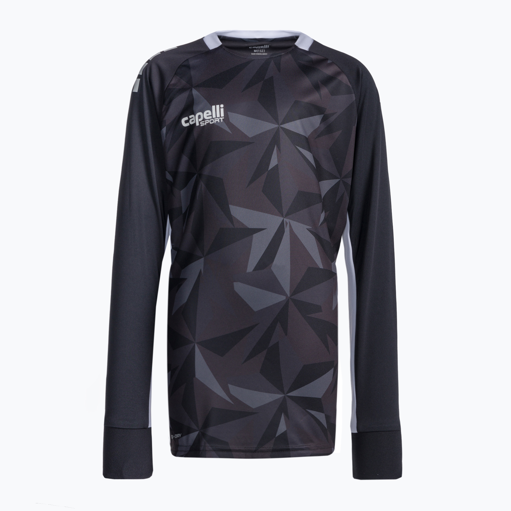 Capelli Pitch Star Goalkeeper nero/bianco, manica lunga da calcio per bambini (S) (Pitch Star Goalkeeper AGA-5942)
