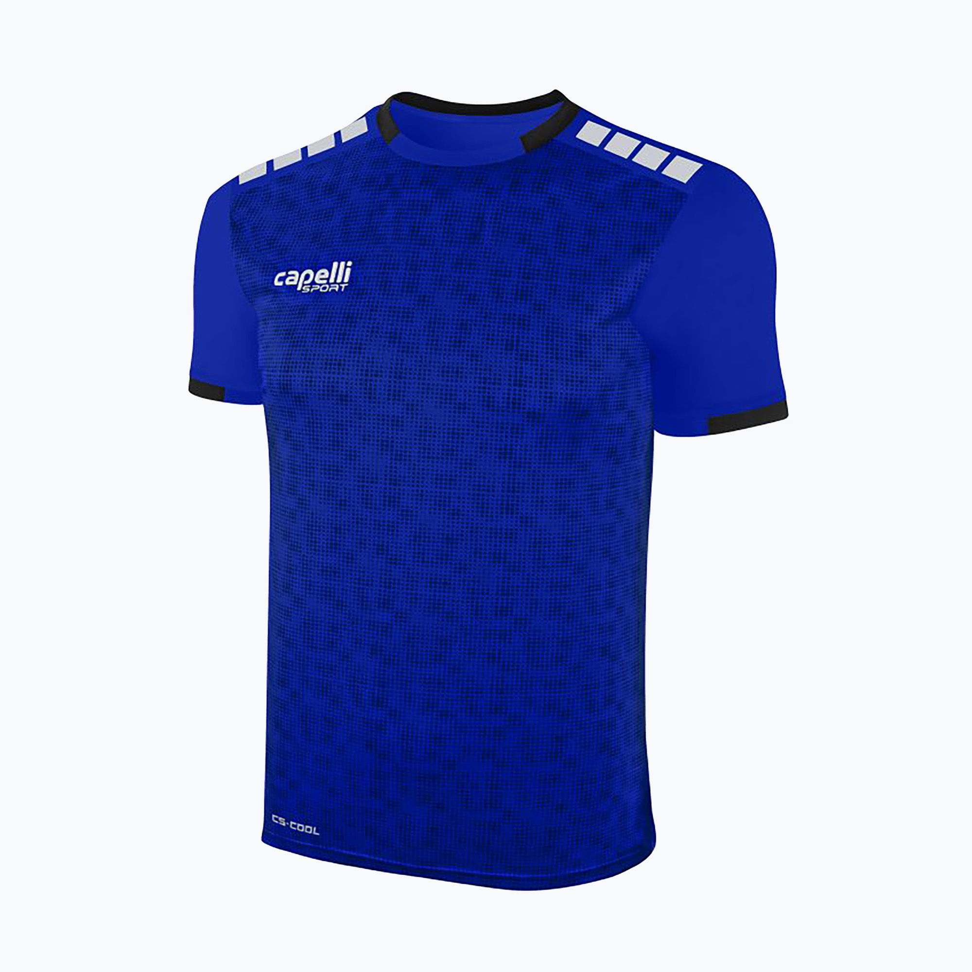 Capelli Cs III Block Maglia da calcio giovanile blu reale/nero (M) (Cs III Block Youth AGA-6591)