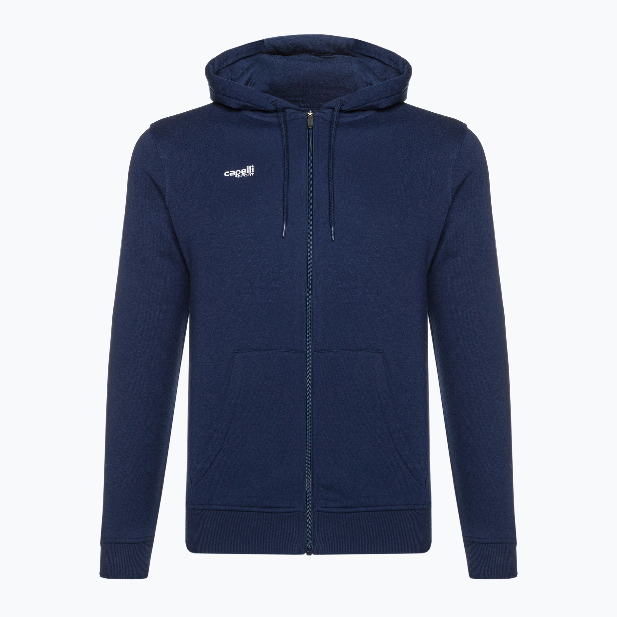 Felpa da calcio con cappuccio Capelli Basics Adult Zip Hoodie da uomo, navy (XXL) (Basics Adult Zip Hoodie AGA-2087X)