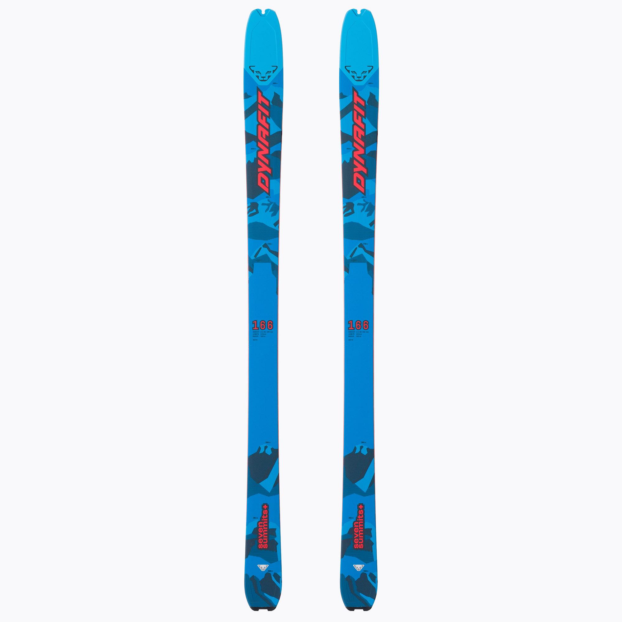 Sci DYNAFIT Seven Summits da uomo blu/rosso (166 cm) (Seven Summits 08-0000048488)