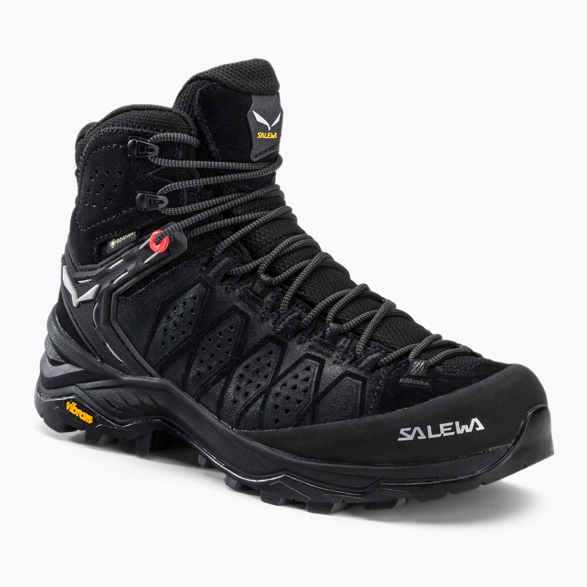 Stivali da trekking da donna Salewa Alp Trainer 2 Mid GTX nero/nero (36.5 (4 UK)) (Alp Trainer 2 Mid GTX 00-0000061383)