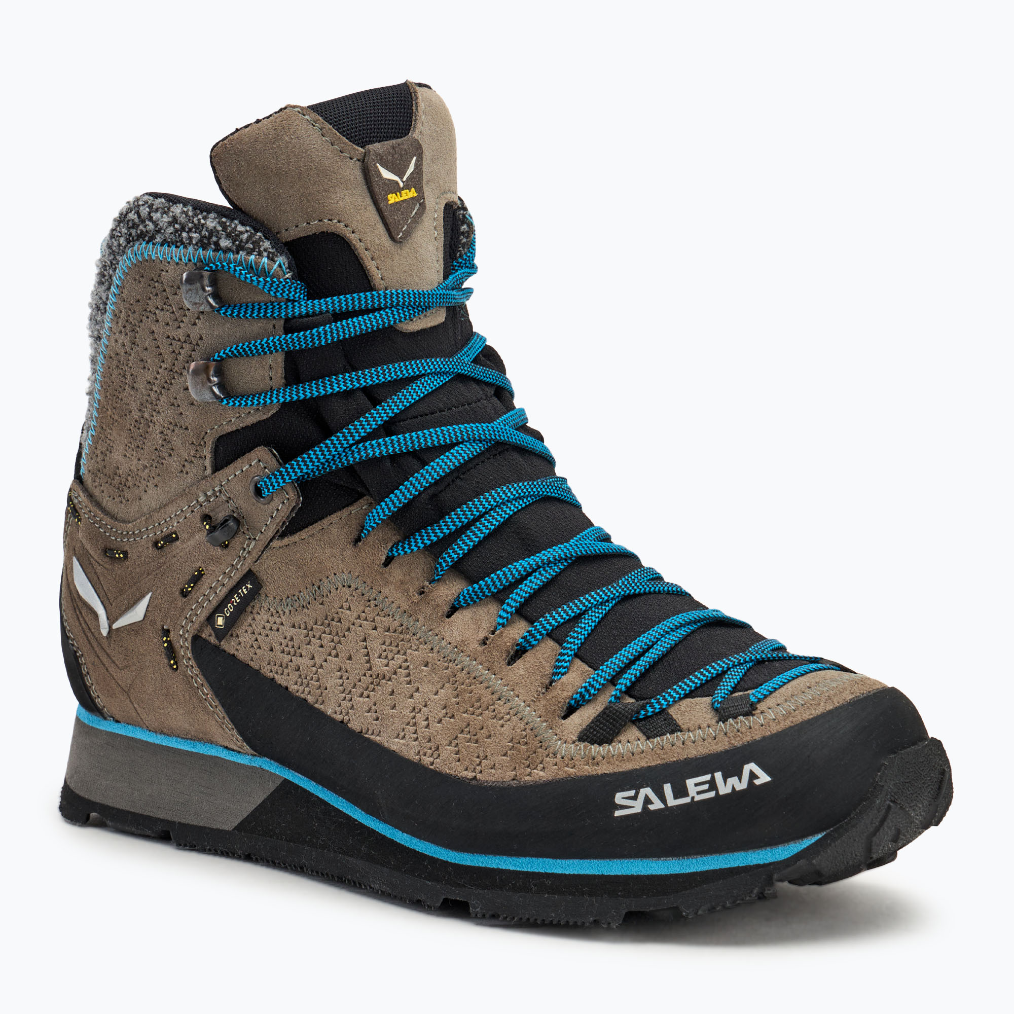 Stivali da trekking da donna Salewa MTN Trainer 2 Winter GTX bungee cord/ delphinium (40.5 EU) (MTN Trainer 2 Winter GTX 00-0000061373)