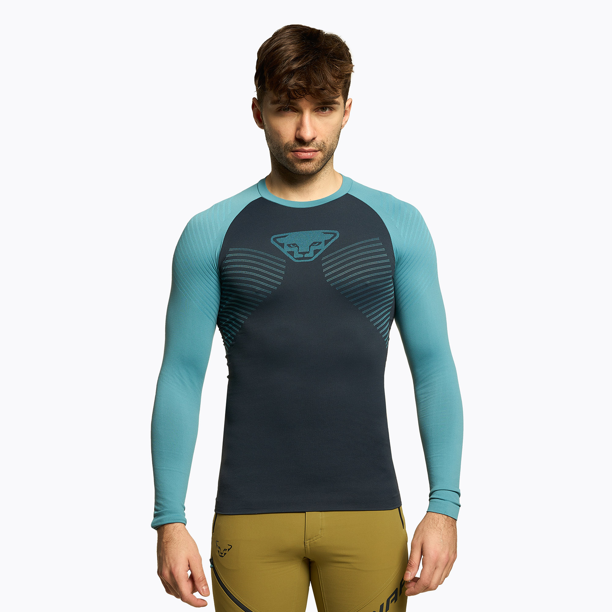 DYNAFIT Speed Dryarn uomo manica lunga termica blu tempesta (S) (Speed Dryarn LS 08-0000071056)