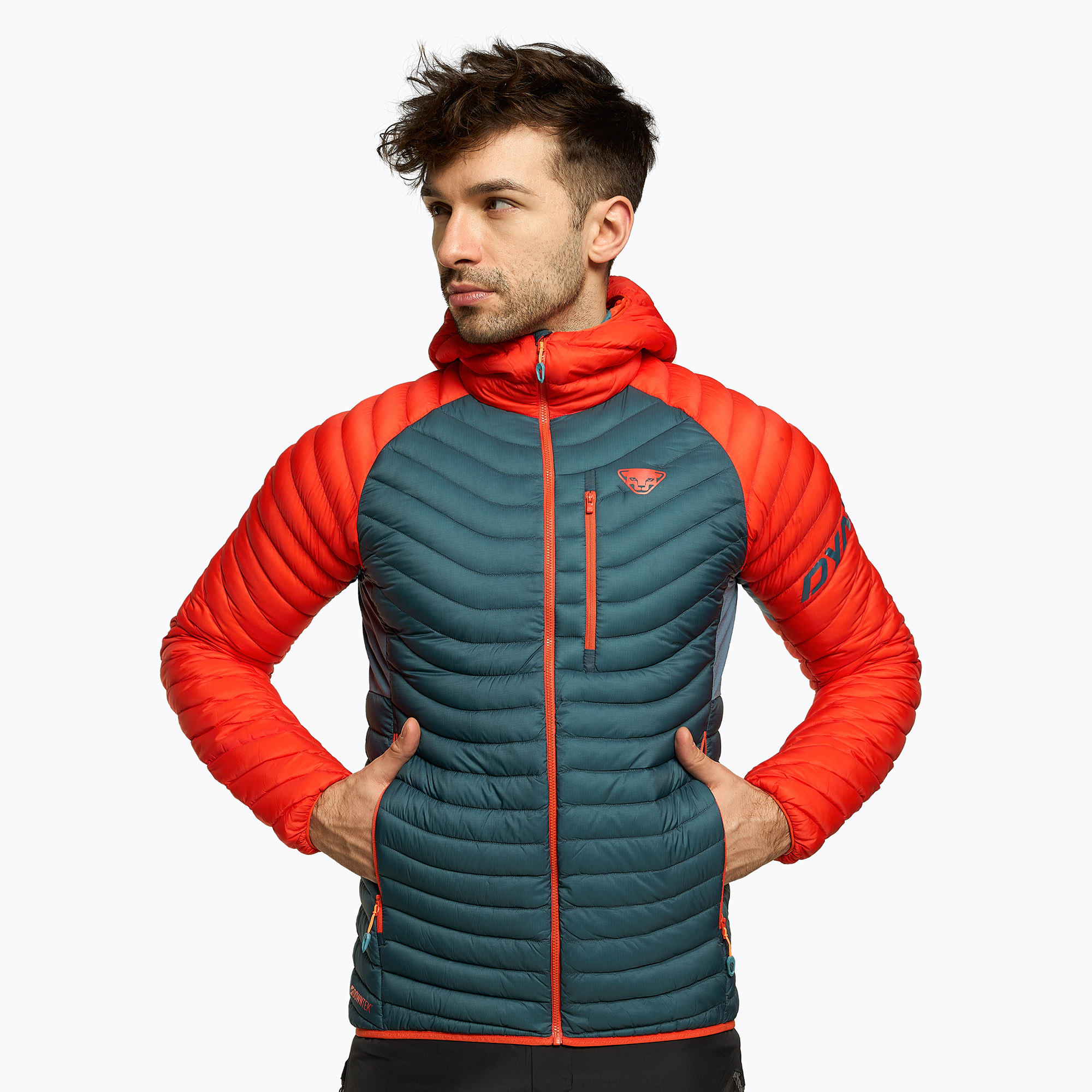 Piumino da uomo DYNAFIT Radical Dwn RDS Hood dawn (S) (Radical Down RDS Hood 08-0000070914)