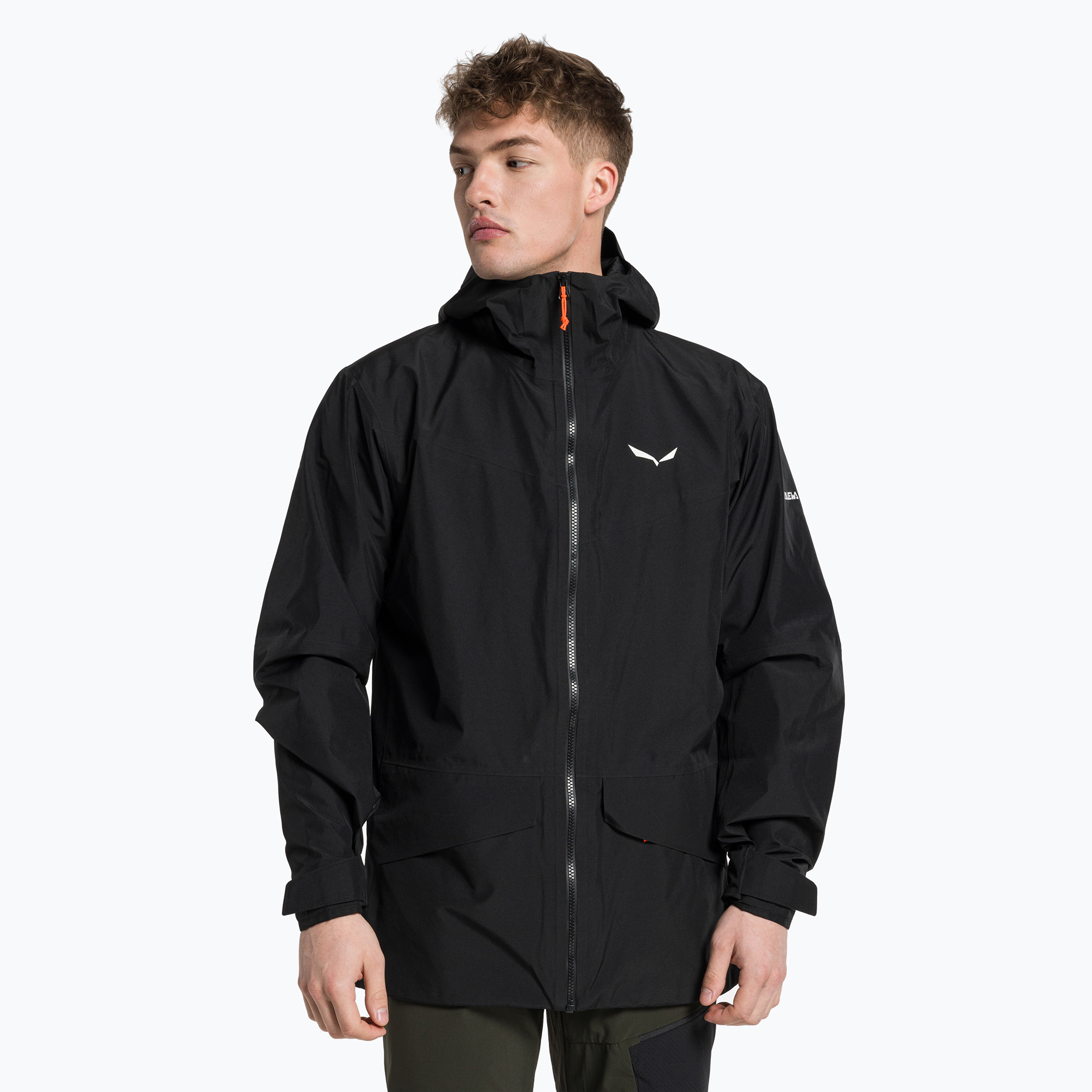 Giacca da pioggia Salewa da uomo Puez GTX 2L nero out (48/M) (Puez GTX 2L 00-0000028505)