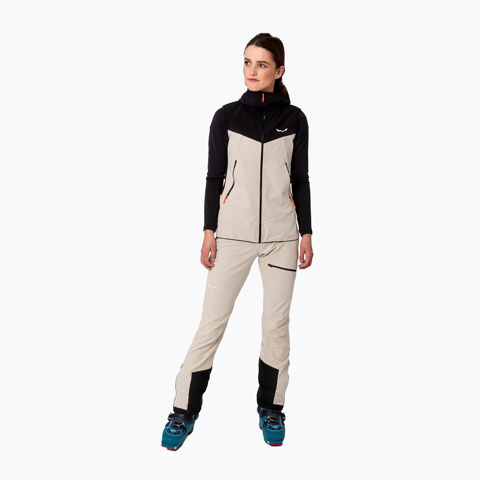Pantaloni softshell Salewa da donna Sella DST Lights oatmeal/0910 (46/40) (Sella Dst Lights 00-0000028475)