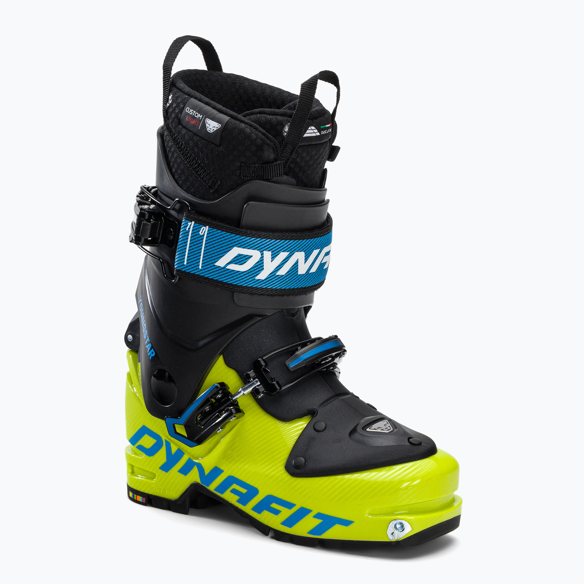 Scarpone da sci per bambini DYNAFIT Youngstar lime punch/nero (21.5 cm) (Youngstar 6535 08-0000061926)