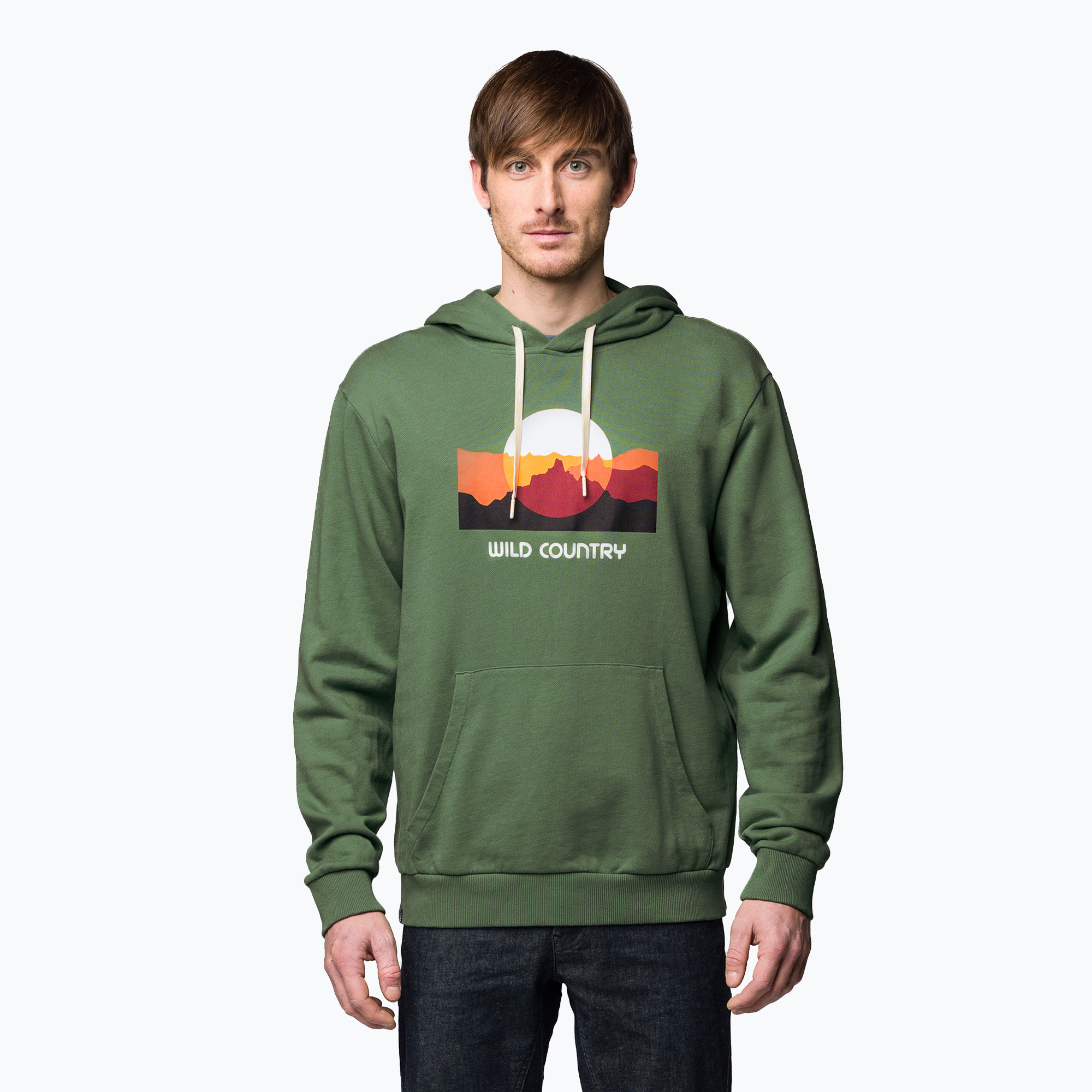 Felpa da uomo Wild Country Movement verde edera (M) (Movement 5970 40-0000095246)
