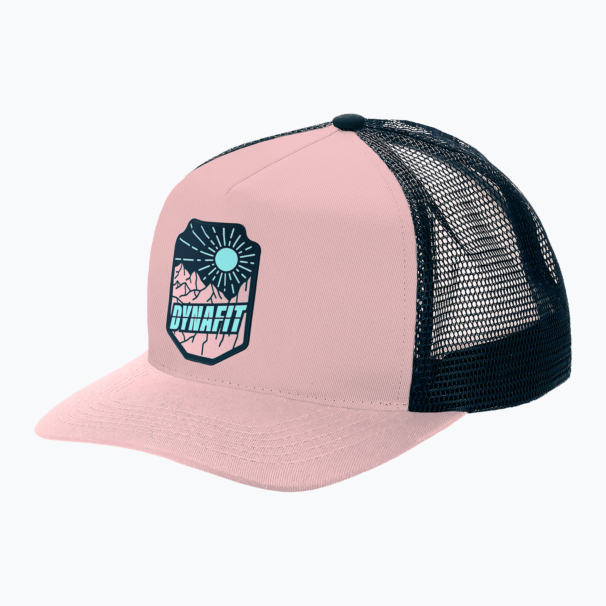 Cappello da baseball DYNAFIT Patch Trucker rosa pallido