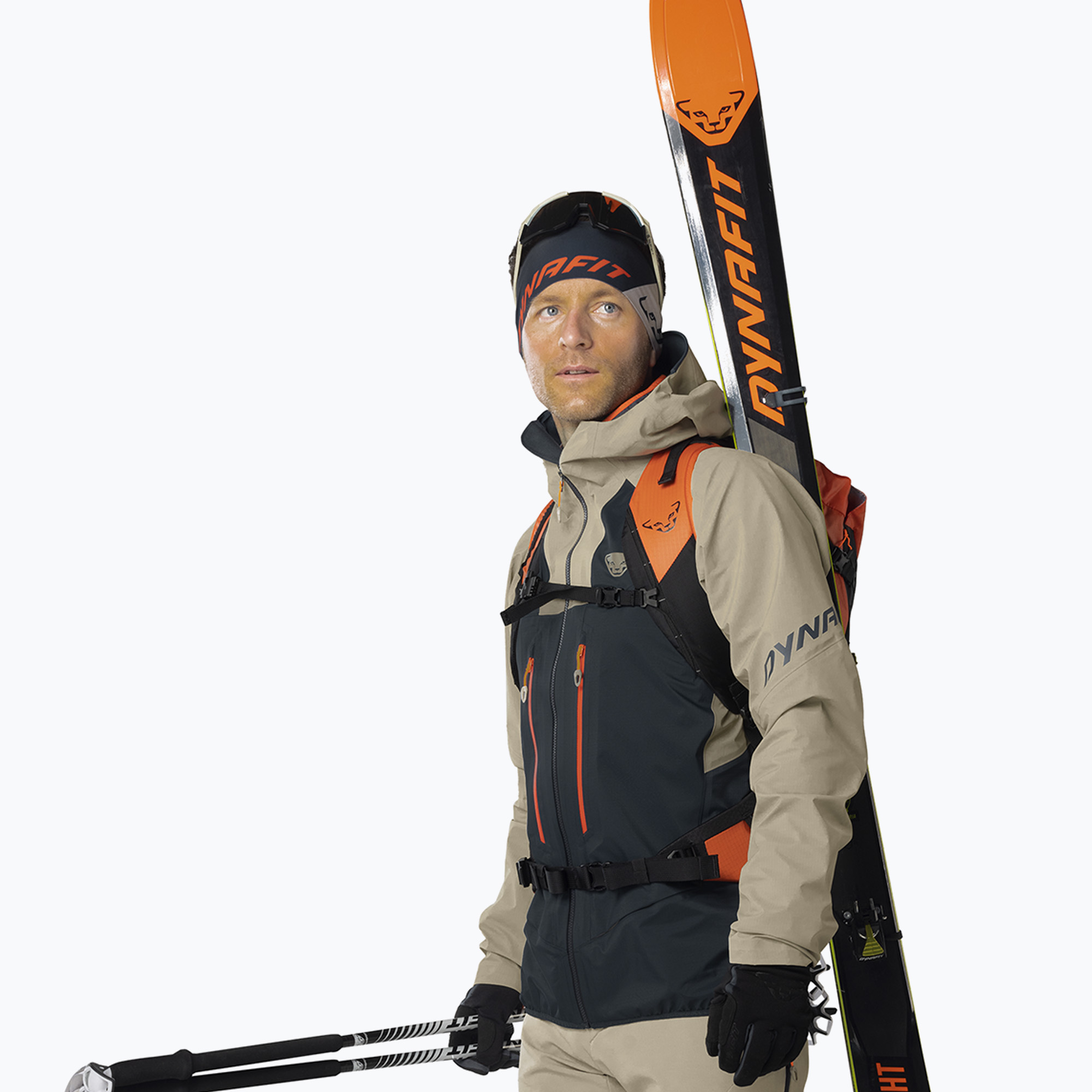 Giacca da uomo DYNAFIT TLT GTX rock kaki (M) (TLT GTX 08-0000071634)