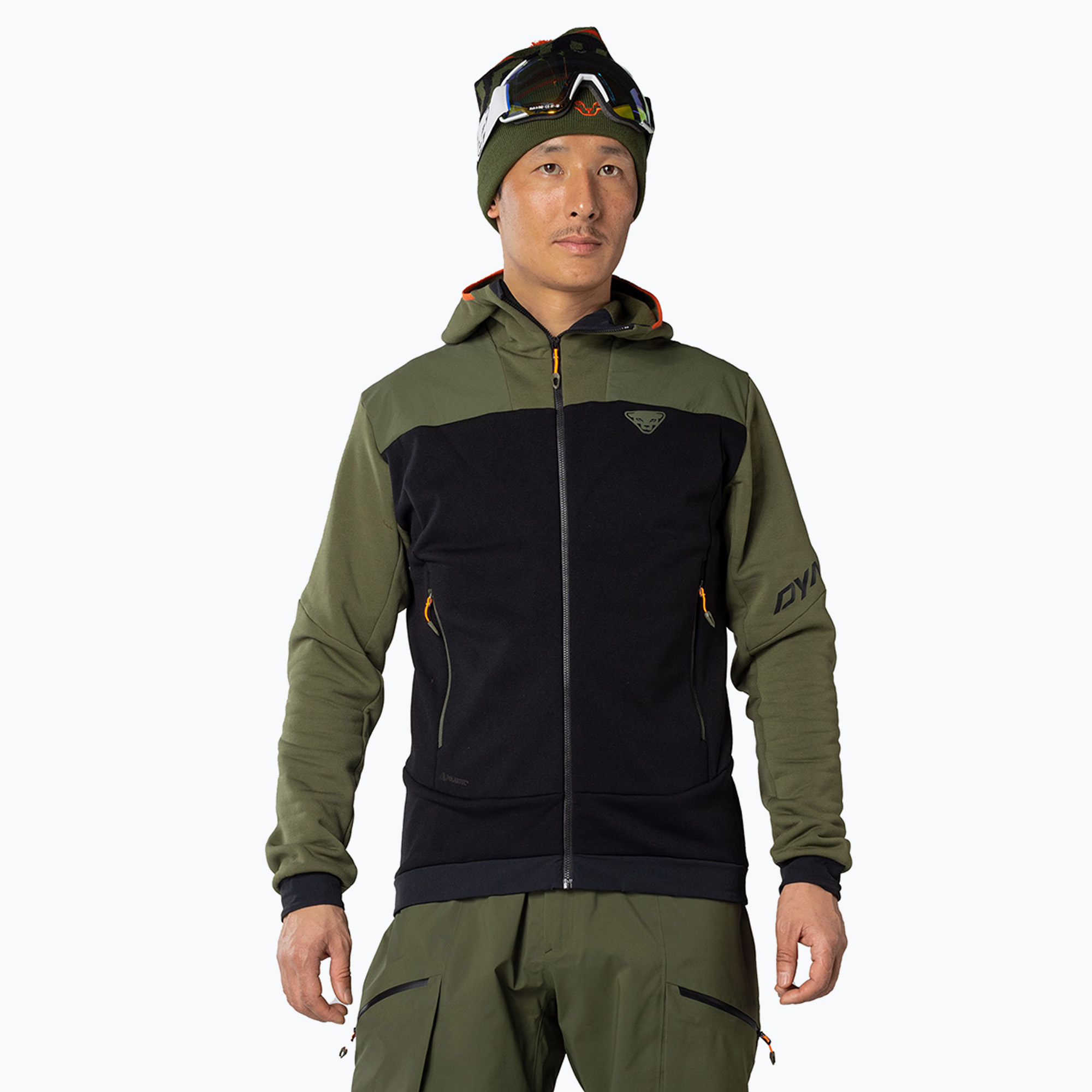 DYNAFIT Tigard PTC Uomo Giacca skit con cappuccio notte oliva (M) (Tigard PTC Hooded 08-0000071774)