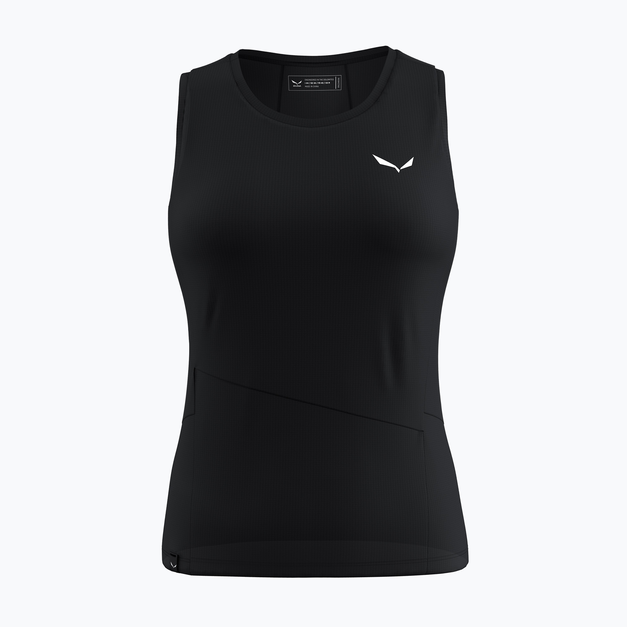 Canotta trekking donna Salewa Puez Sporty Dry Tank nero out (46/40) (Puez Sporty Dry Tank 00-0000028634)