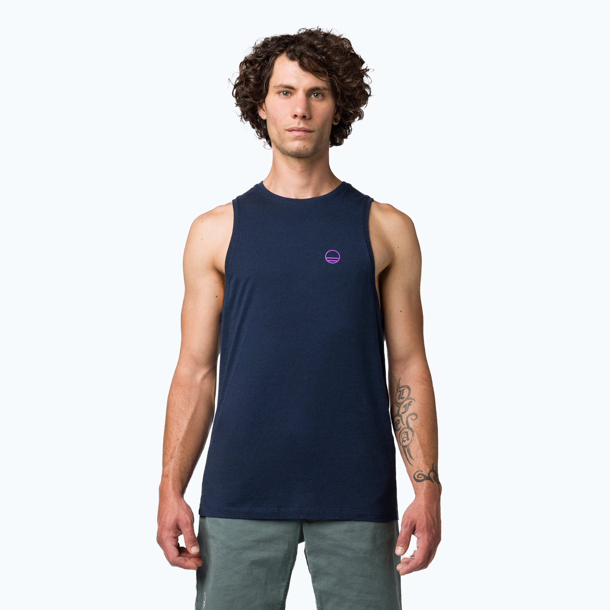Maglietta da arrampicata Wild Country Spotter uomo navy (L) (Spotter 40-0000095270)