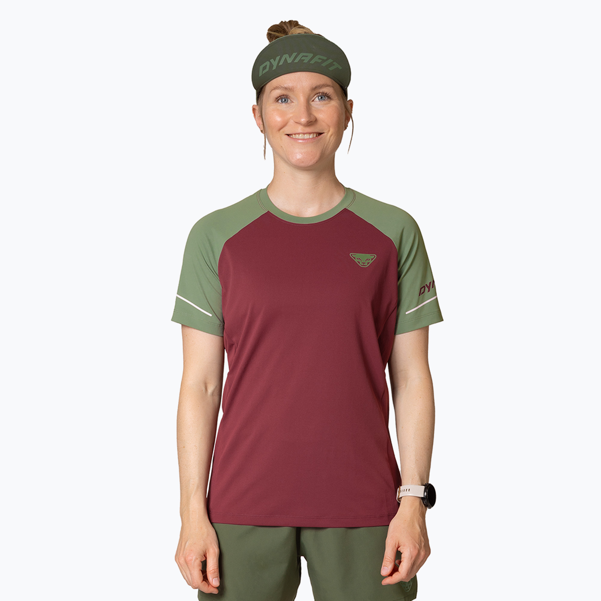 Maglietta da corsa DYNAFIT Alpine Pro bordeaux da donna (40) (Alpine Pro 08-0000070965)