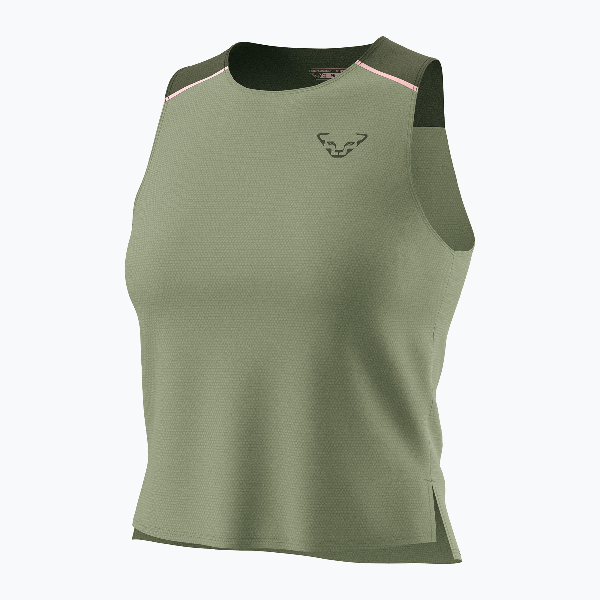Maglietta da corsa DYNAFIT Sky Crop Top salvia da donna (L) (Sky Crop Top 08-0000071742)