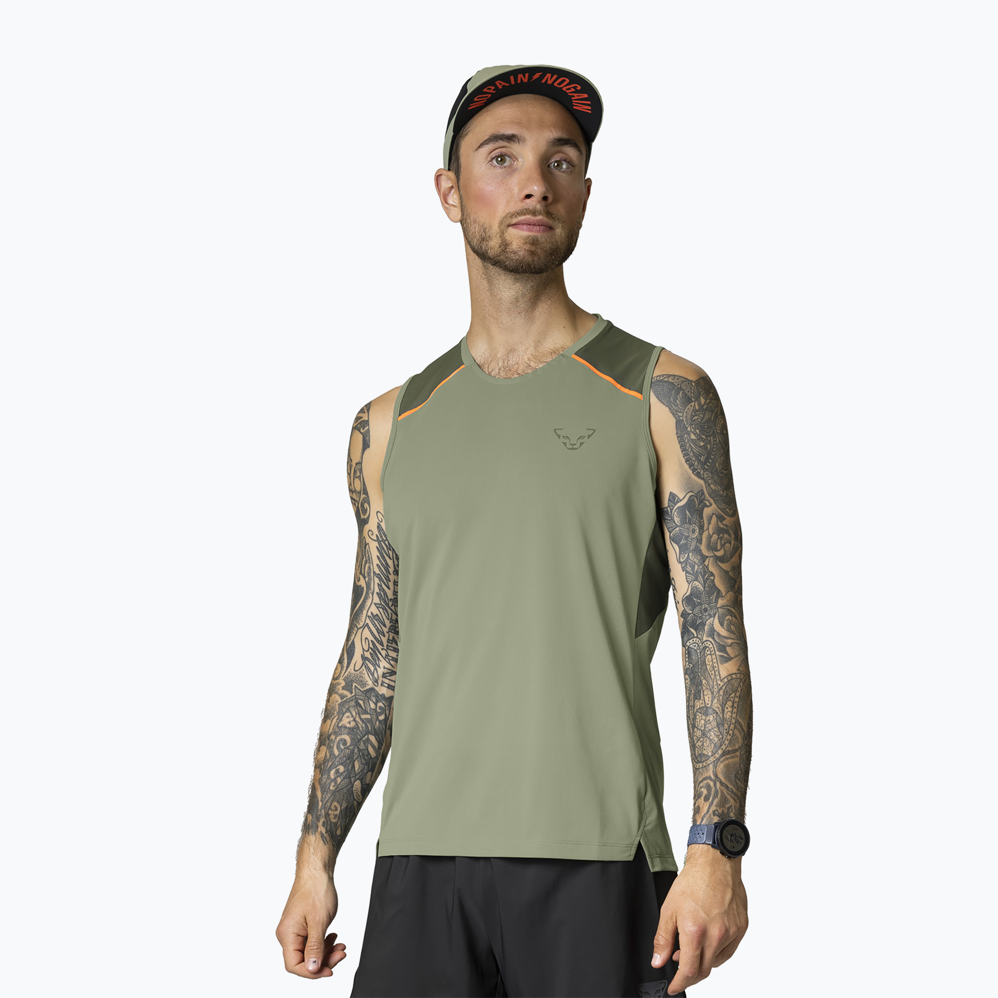 Maglietta da corsa DYNAFIT Sky Tank salvia da uomo (XL) (Sky Tank 08-0000071651)