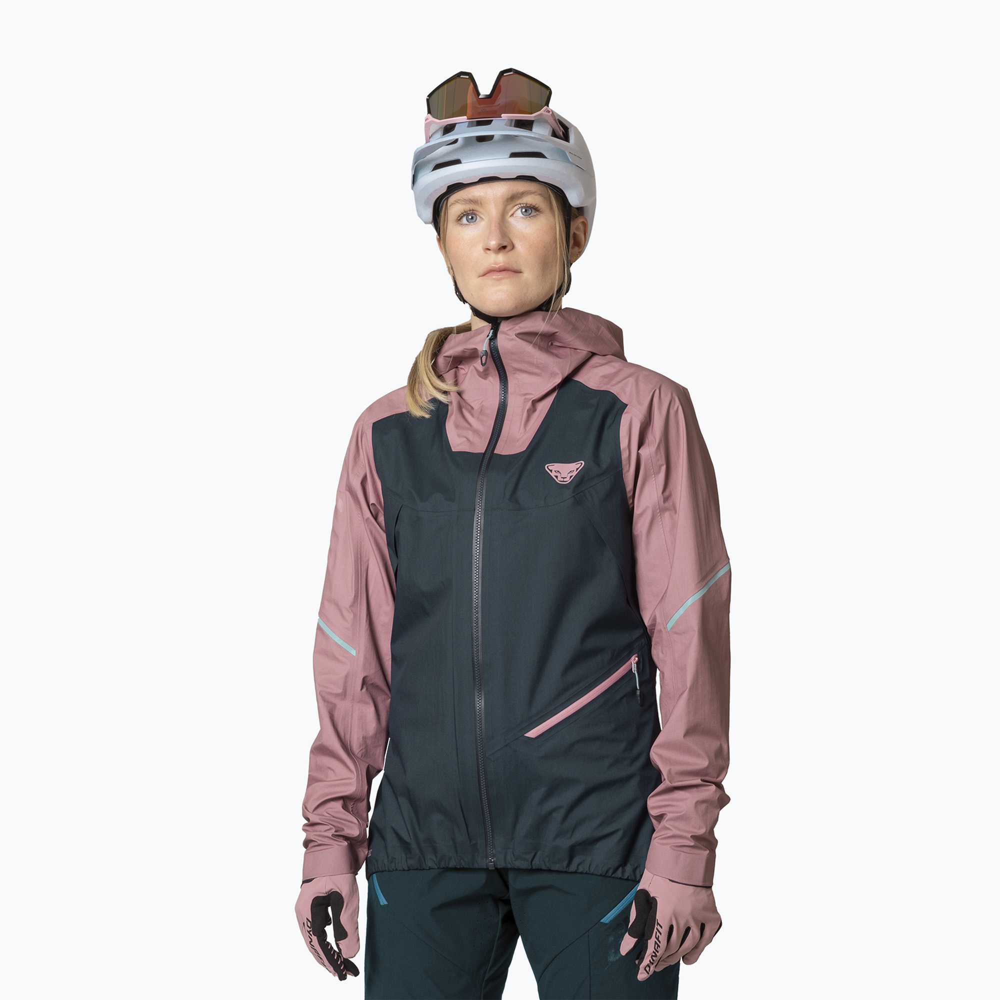 Giacca da ciclismo DYNAFIT Ride 3L da donna in mokarosa (L) (Ride 3L 08-0000071811)