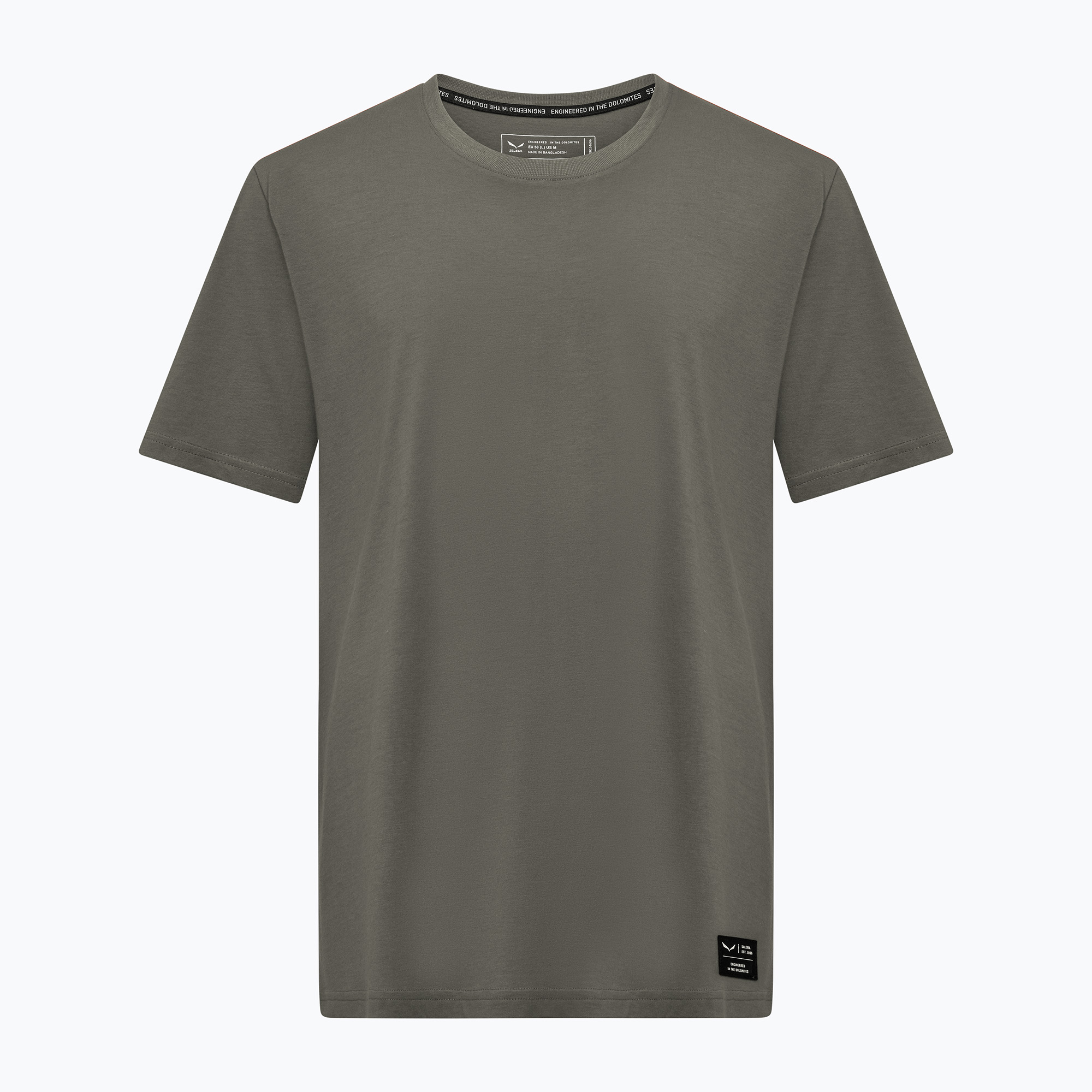 T-shirt Salewa Eagle Logo Patch Uomo 5A50 verde sbiadito (48/M) (Eagle Logo Patch 00-0000029153)