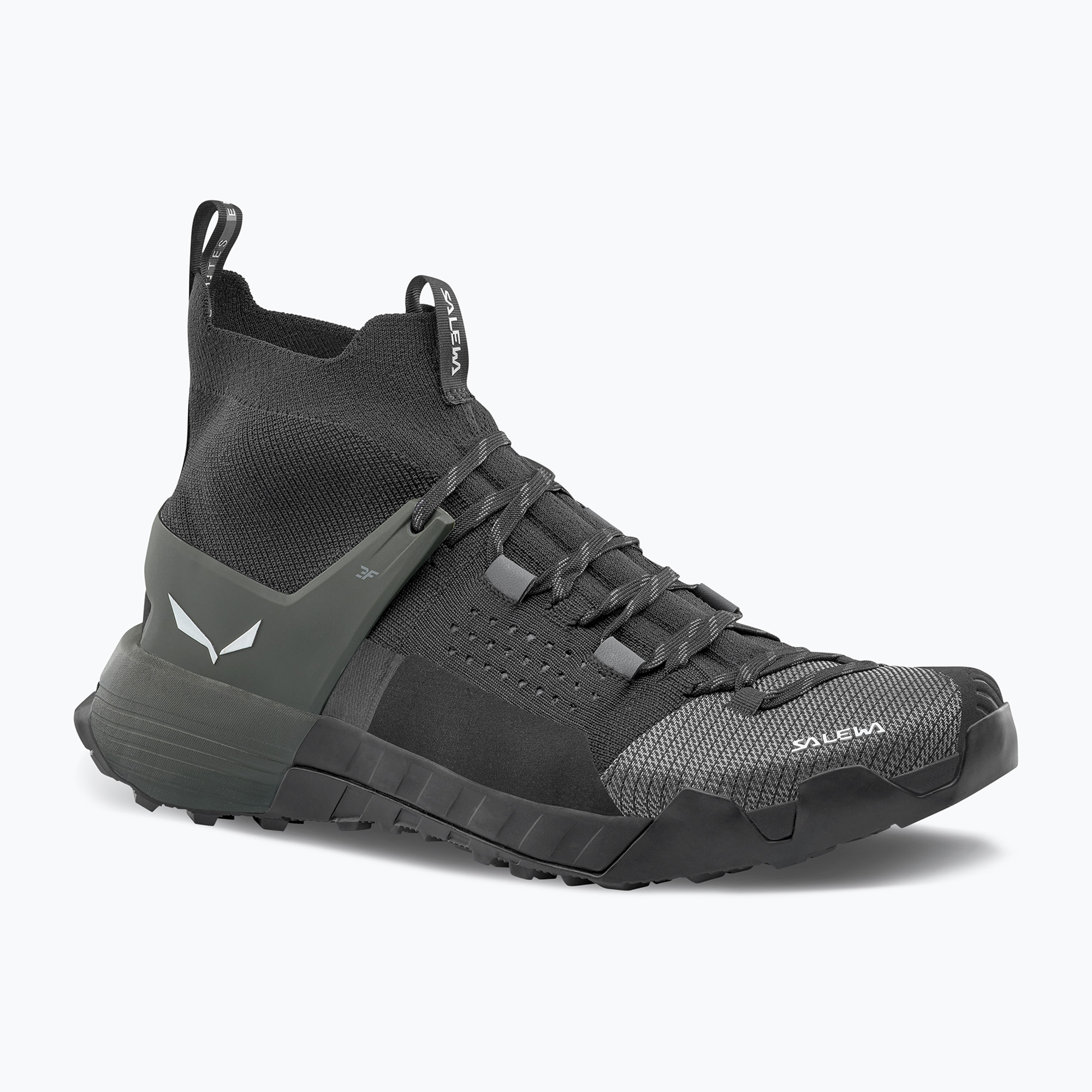 Scarpa da avvicinamento Salewa Wildfire Nxt Knit onice / oliva scura da uomo (43 EU) (Wildfire Nxt Knit 00-0000061451)