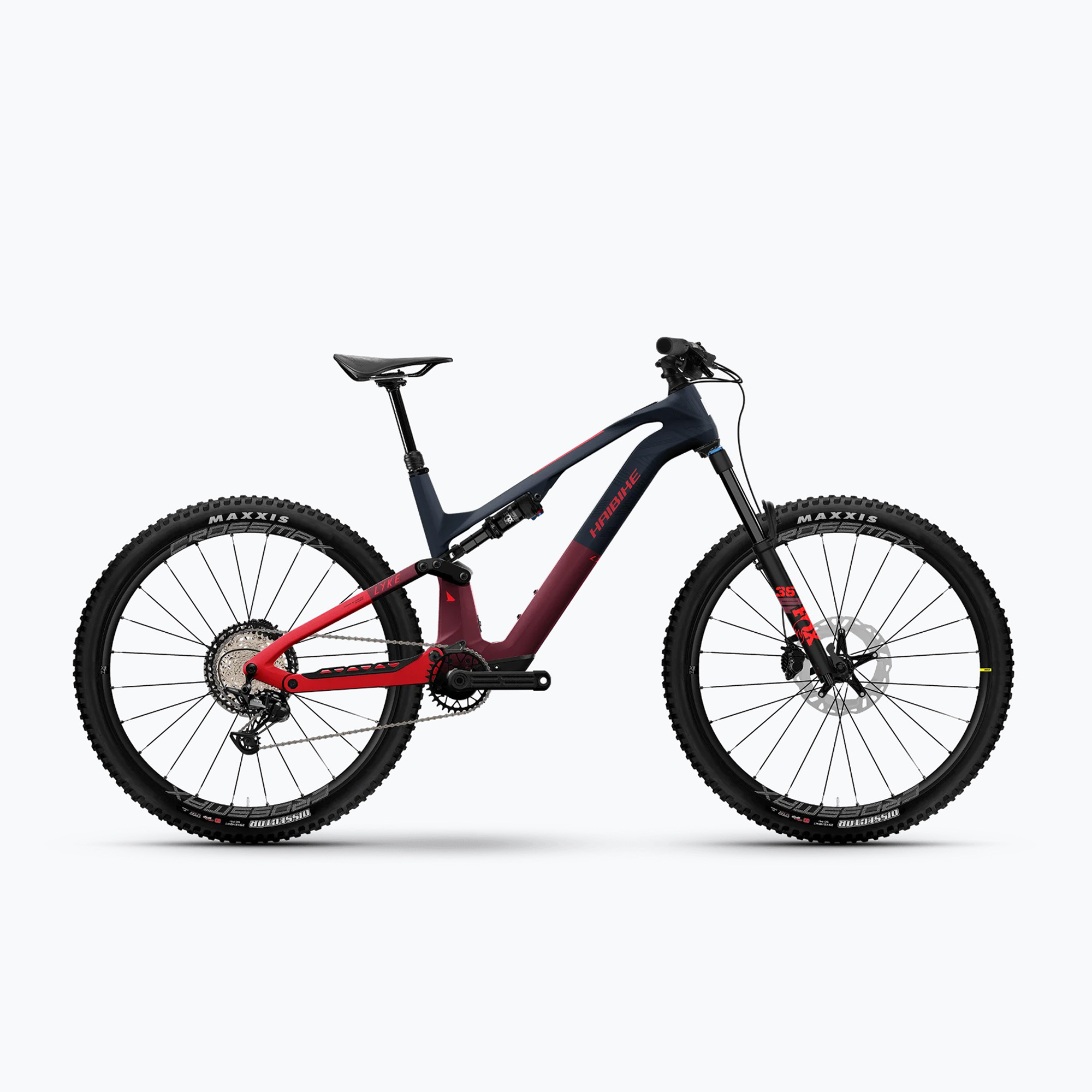 Haibike Lyke CF 11 430 Wh bicicletta elettrica royal/red/tuscan opaco (M/44) (Lyke CF 11 45812440)