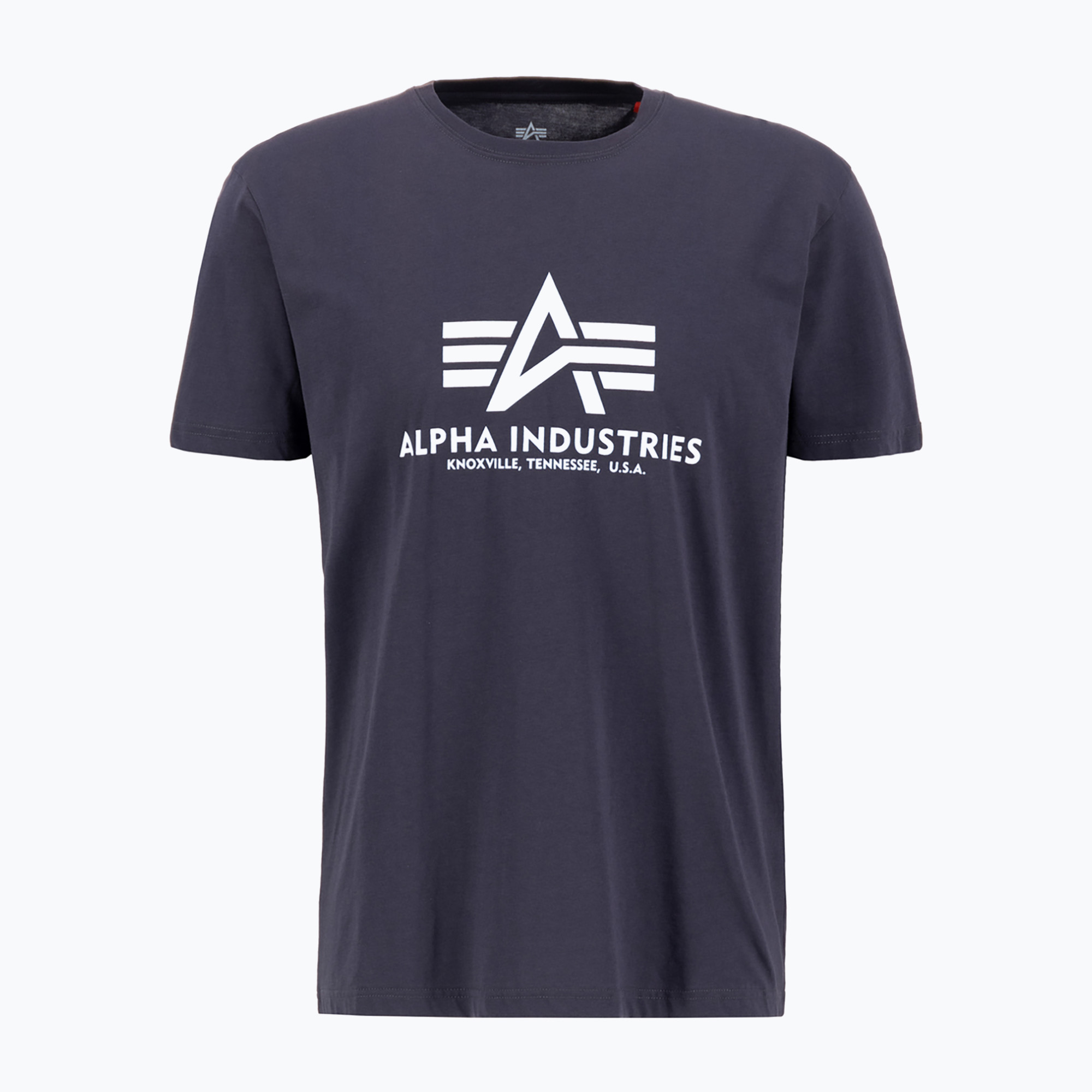 Maglietta Alpha Industries Basic iron uomo grigio