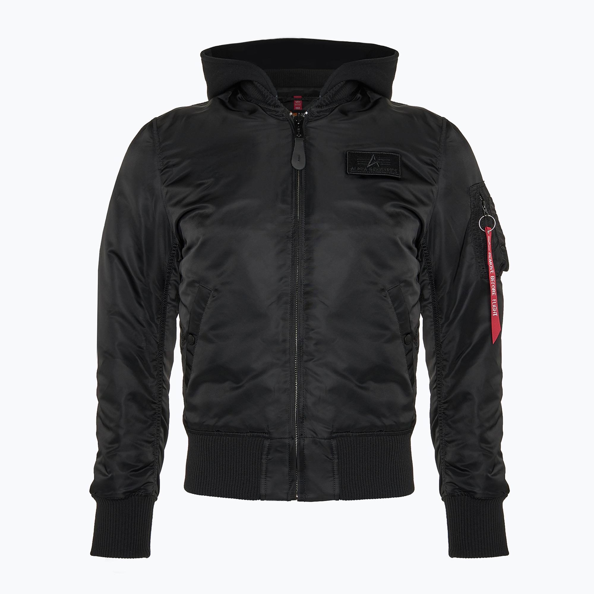 Alpha Industries giacca da uomo MA-1 ZH Back Print nero / arcobaleno riflettente (M) (MA-1 ZH Back Print 128113637)