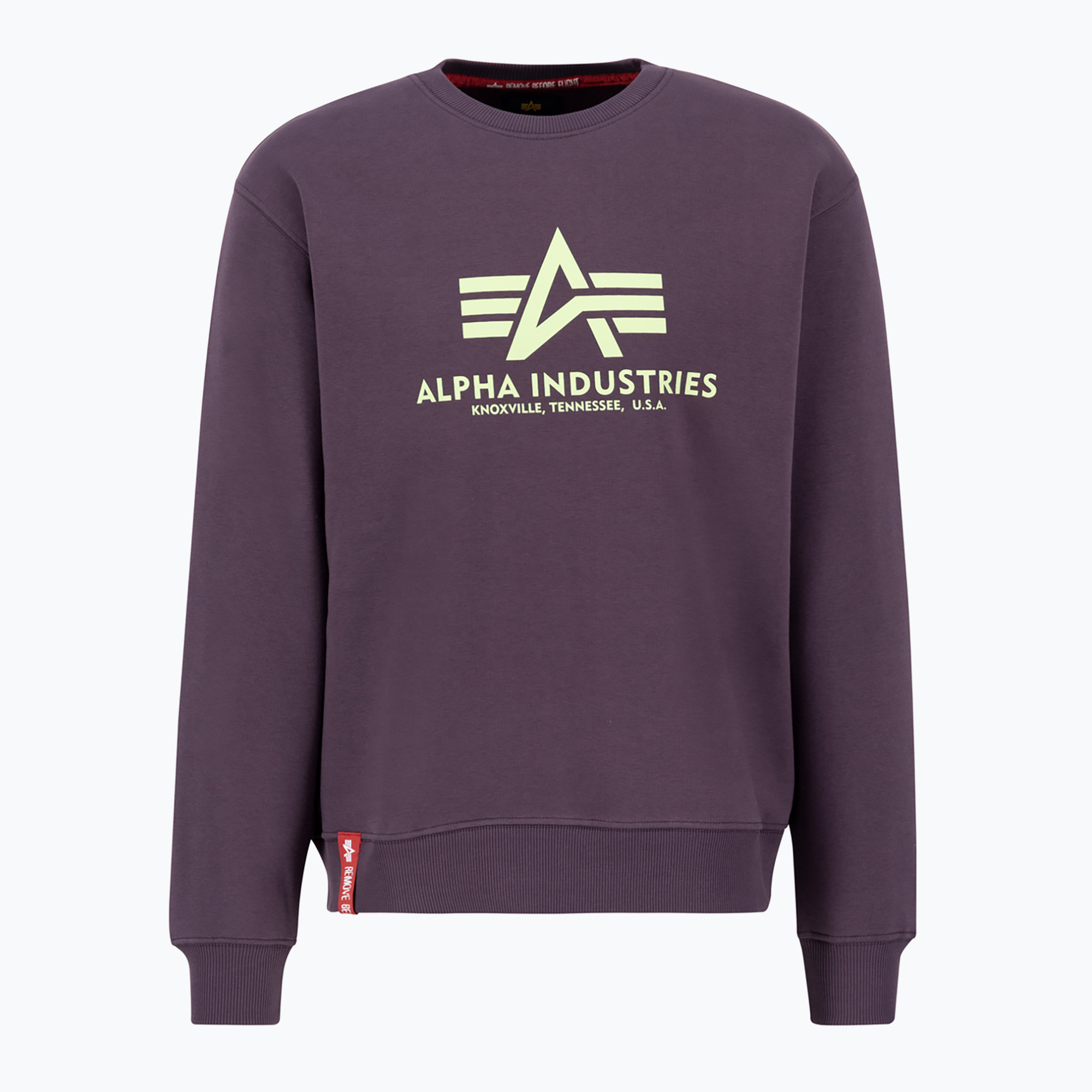 Alpha Industries - Felpa Basic plum da uomo (XL) (Basic 178302719)