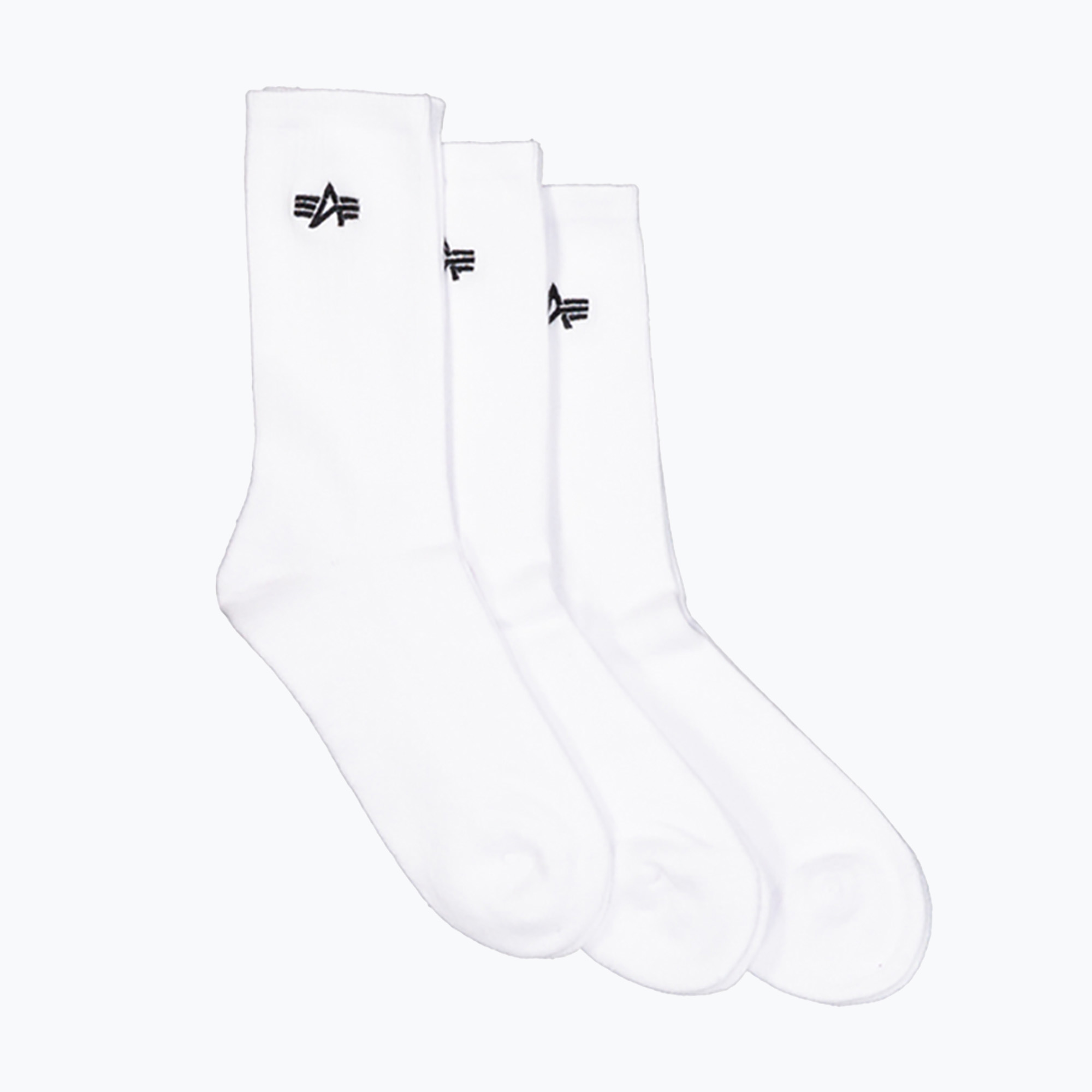 Alpha Industries calze da uomo Basic 3 paia bianco (43/46 EU) (Basic 156986)