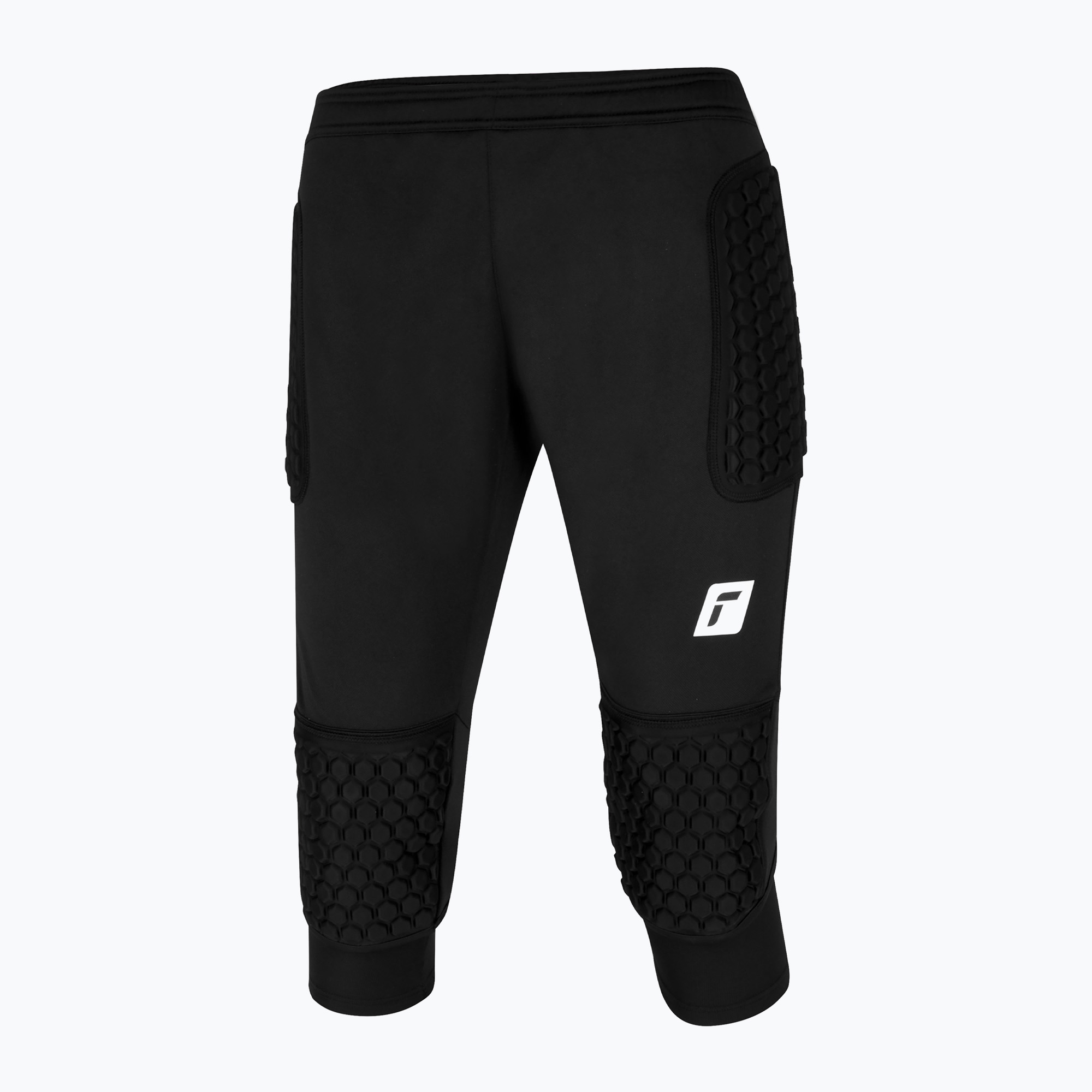 Pantaloni da portiere da bambino Reusch Contest 3/4 Short Advance Junior nero/argento