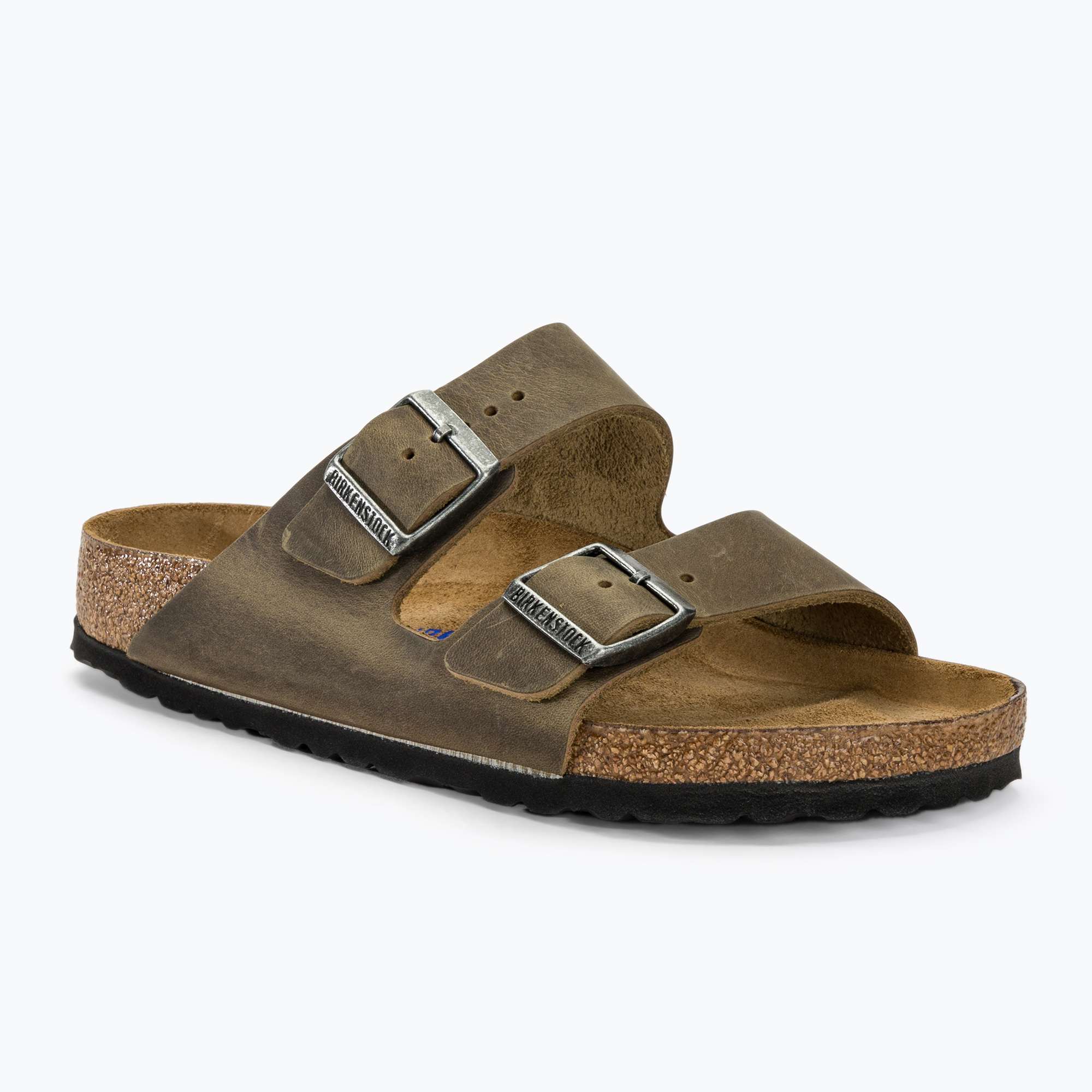 BIRKENSTOCK Arizona SFB LEOI Infradito regolare color kaki sbiadito (43 EU) (Arizona SFB LEOI Regular 1019313)