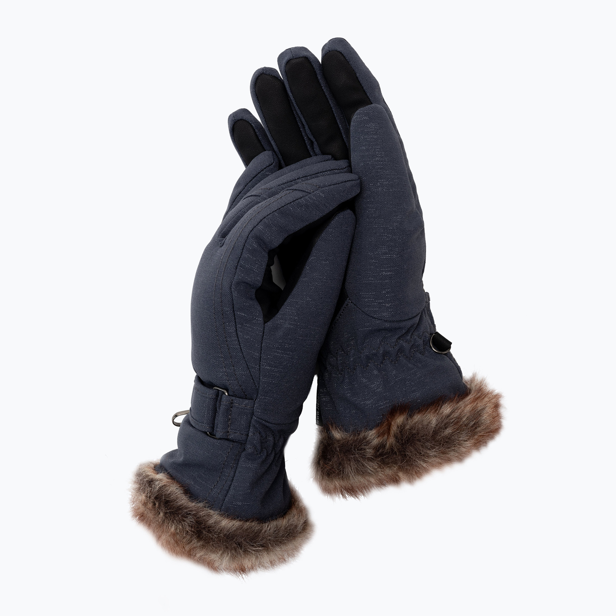 Guanti da sci da donna ZIENER Kim blu navy 801117.369 (6 (15.2 cm )) (Kim 801117.369)