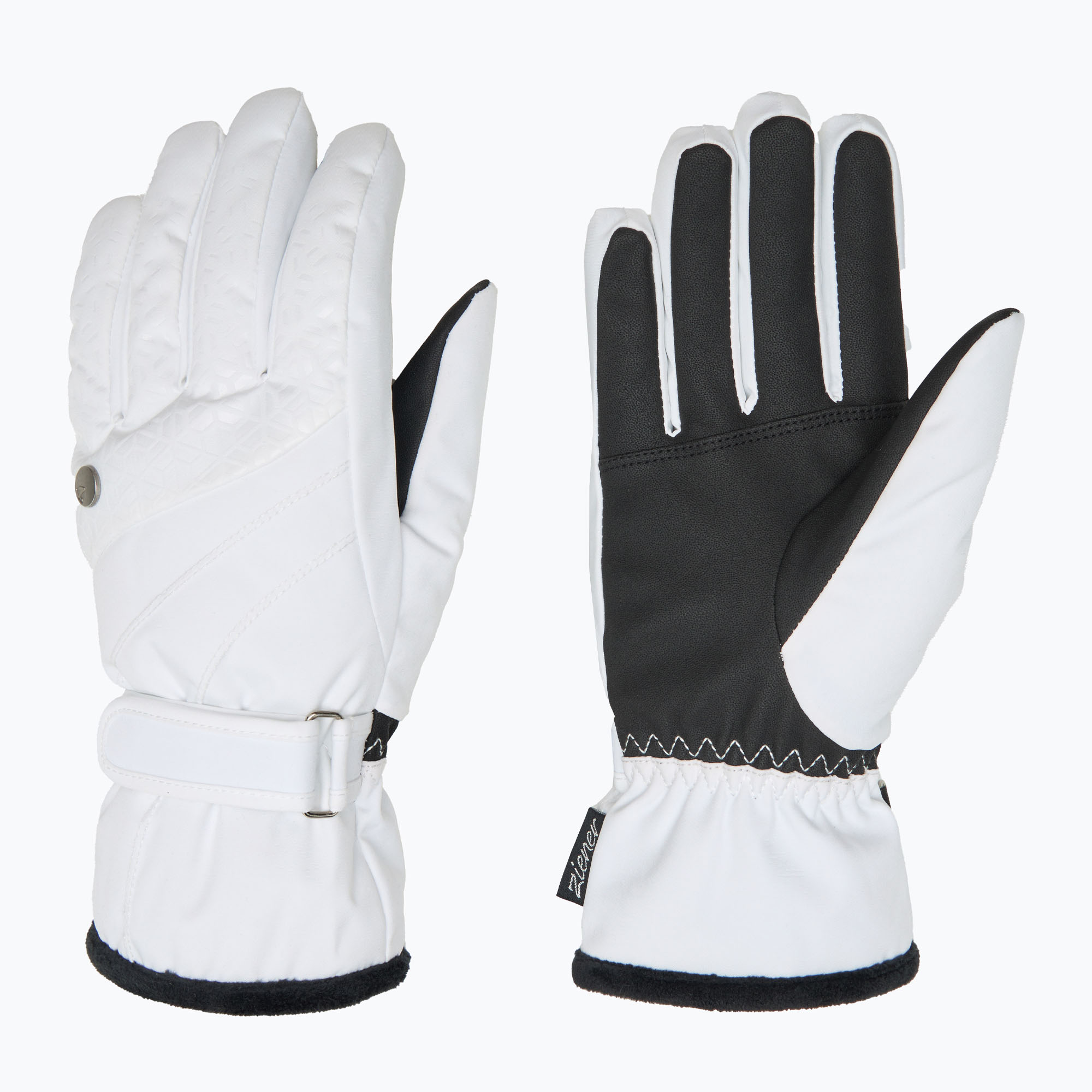 Guanti da sci da donna ZIENER Kasa bianco (6) (Kasa 801189.1)