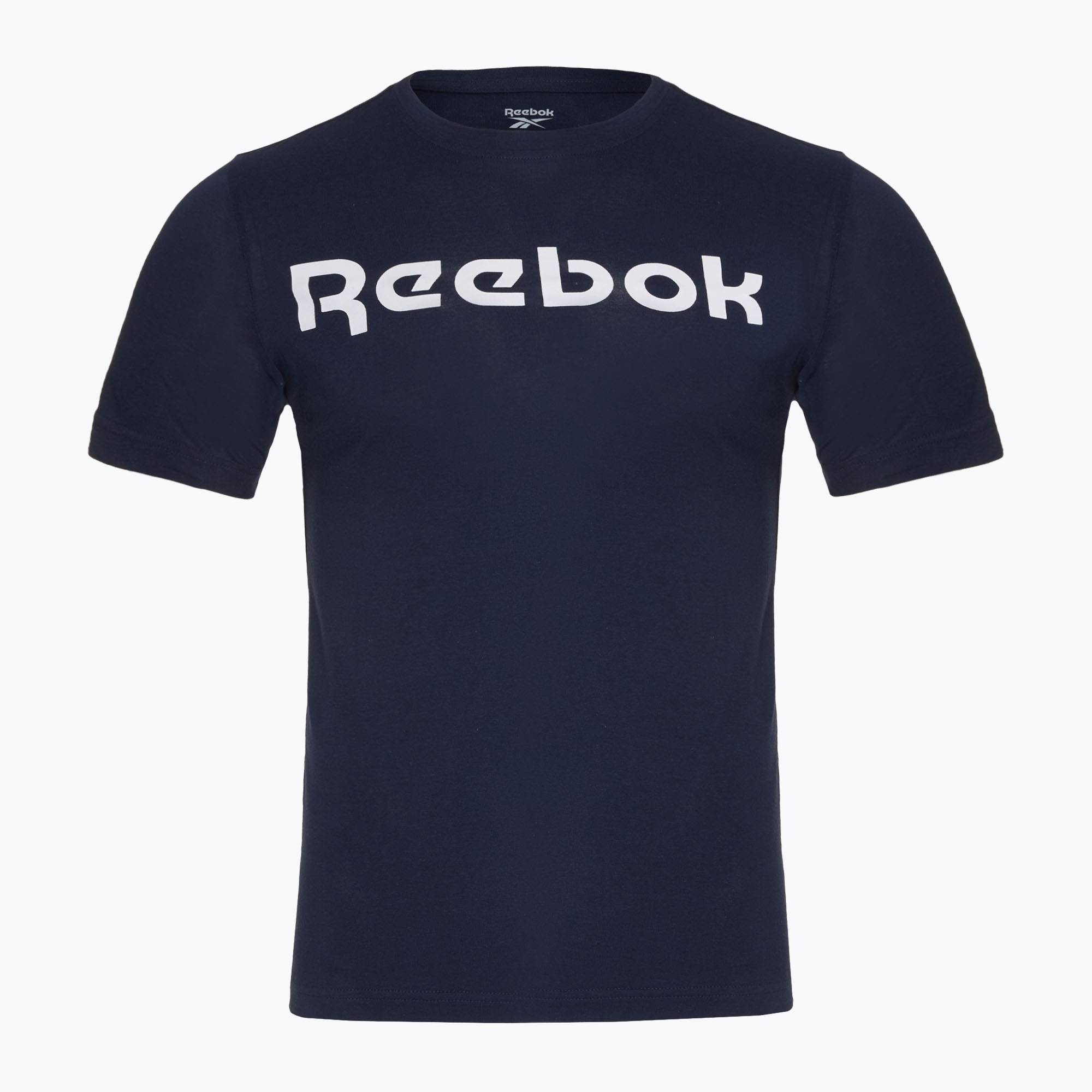 Maglietta Reebok Gs Linear Read Tee vecnav/bianco Uomo (M) (Gs Linear Read Tee 100042355)