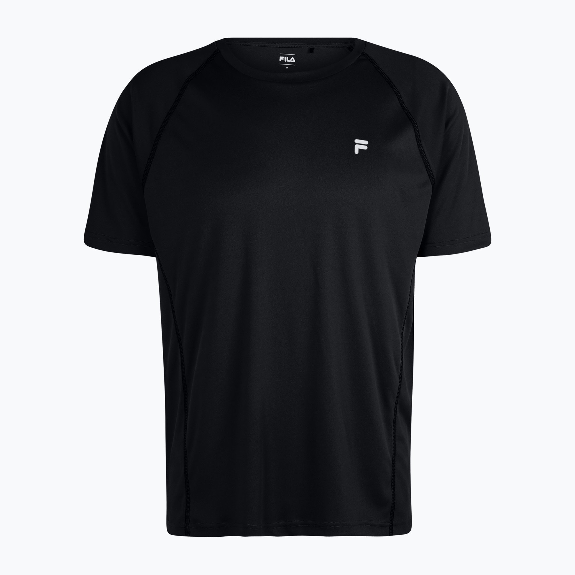 FILA Maglietta da uomo Lexow Raglan nero (S) (Lexow Raglan FAM0317)