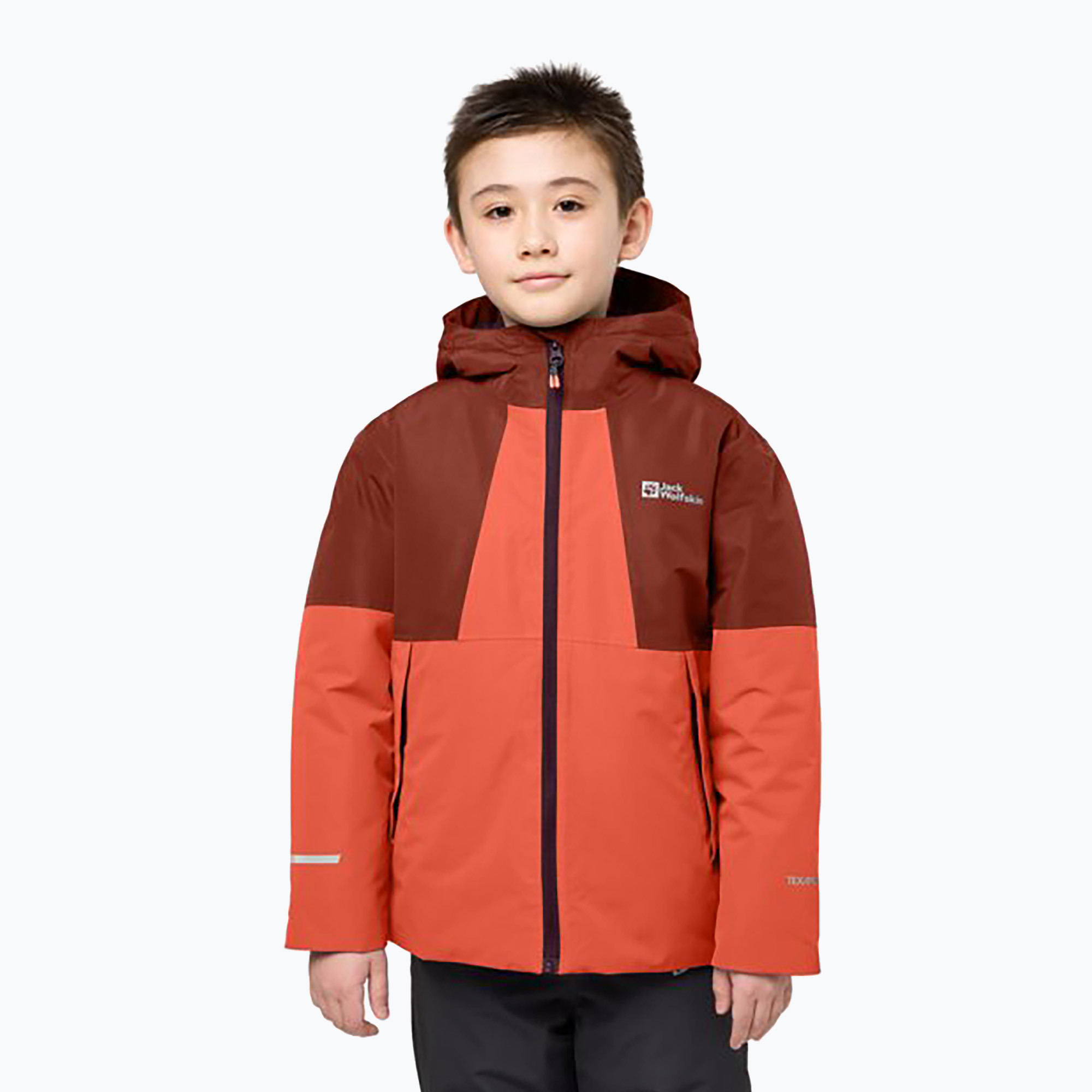 Jack Wolfskin piumino da bambino Actamic 2L Ins arancio corallo (140) (Actamic 2L Ins 1610281_G0053)