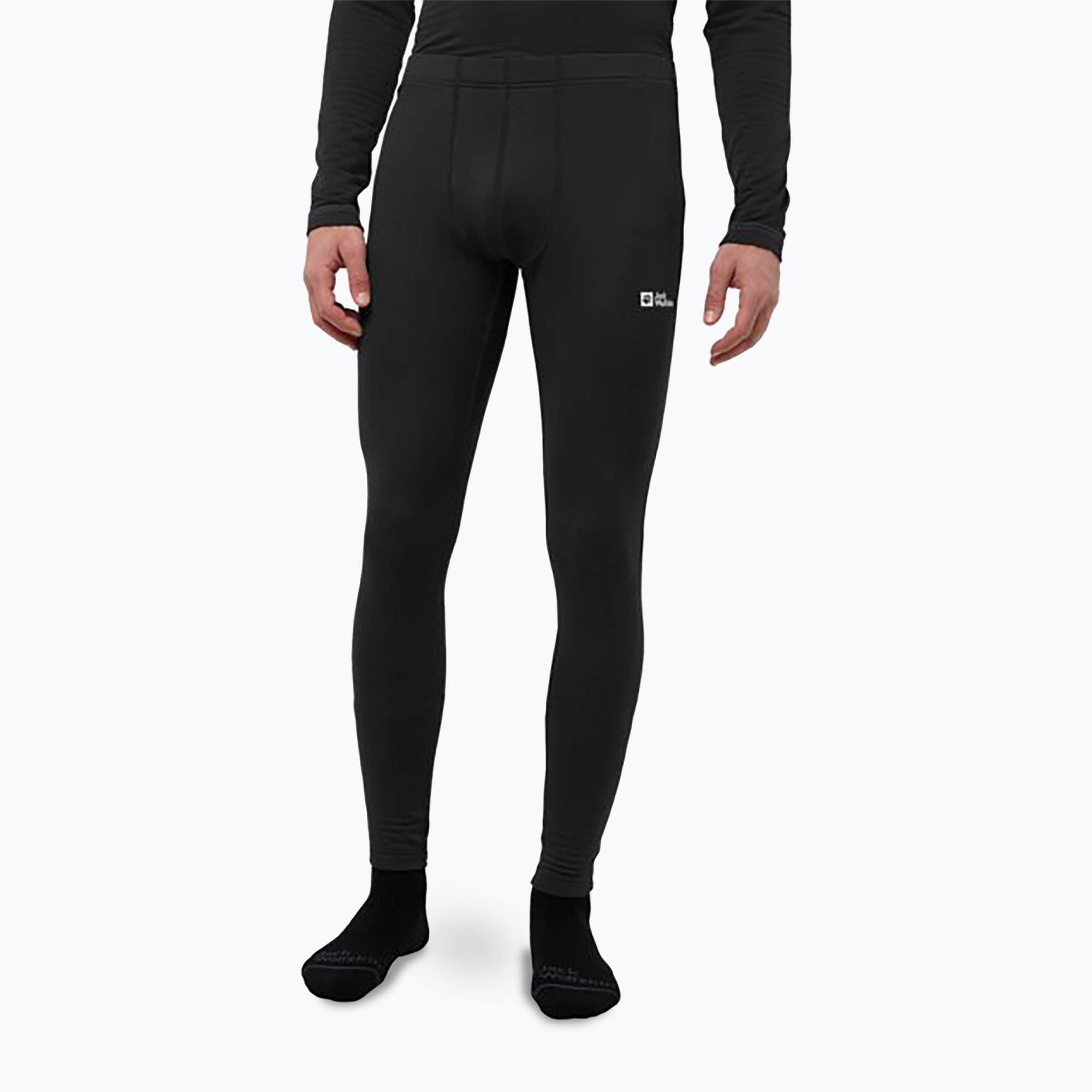 Pantaloni termici Jack Wolfskin Infinite Warm da uomo, nero (S) (Infinite Warm A60324_6000_A06)