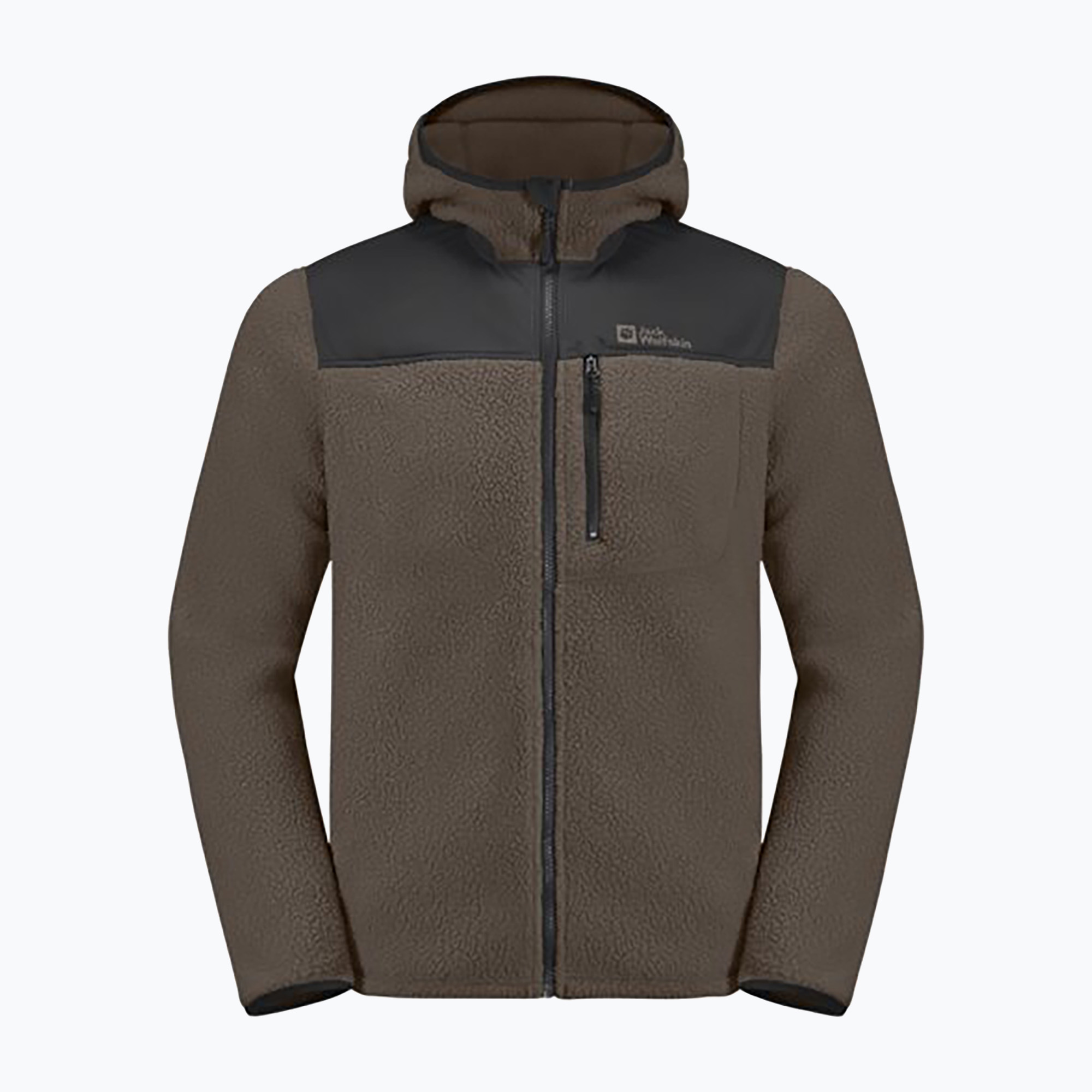 Jack Wolfskin giacca in pile da uomo Kammweg Pile Fz caffè freddo (S) (Kammweg Pile Fz 1711271_5719_A08)