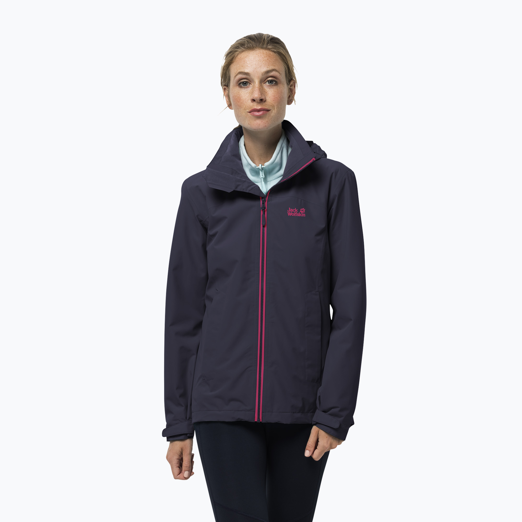 Jack Wolfskin giacca da pioggia da donna Evandale grafite (XS) (Evandale 1111191_1388)