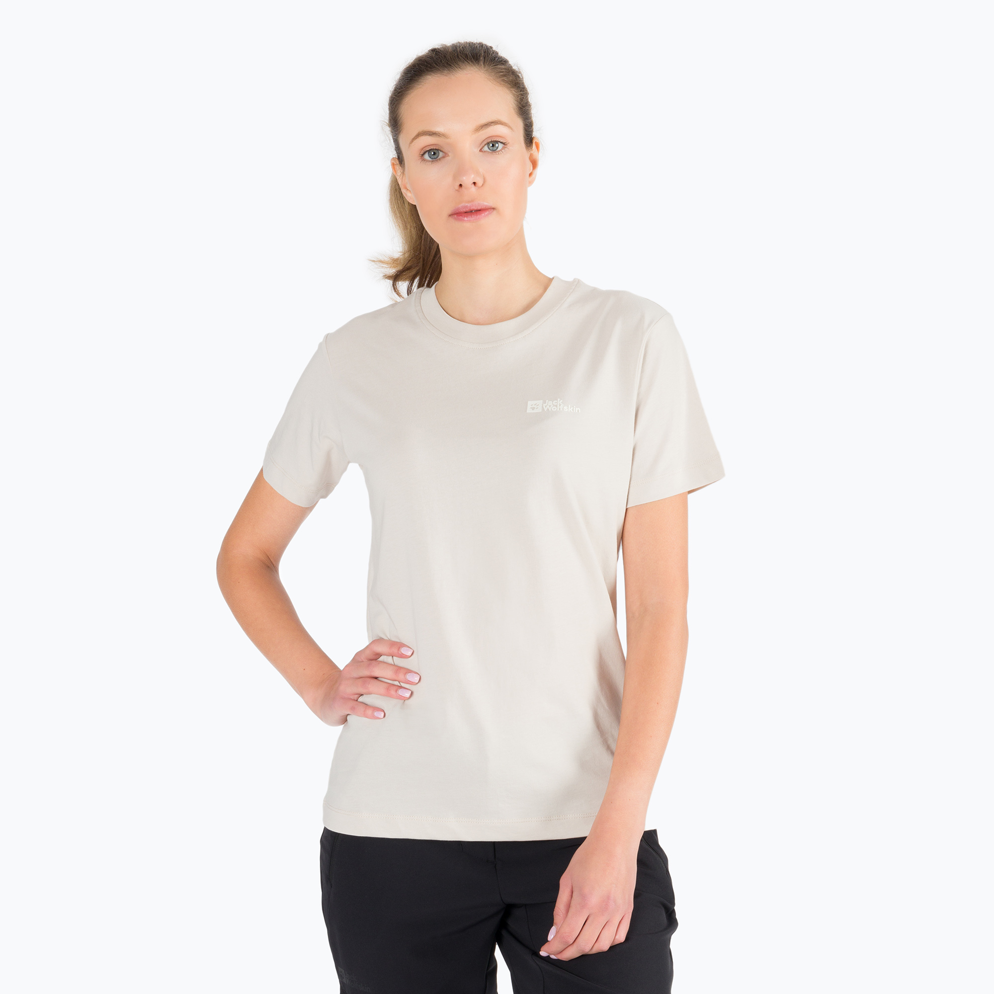 Camicia da trekking da donna Jack Wolfskin Essential winter pearl (XS) (Essential 1808352_5062)